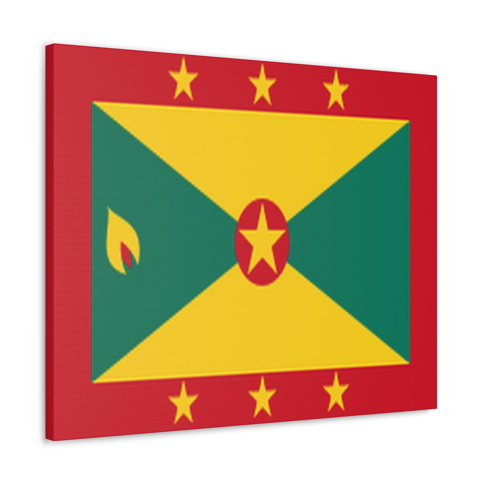 Grenada Country Flag Canvas Vibrant Wall Art Unframed Home Decor-Express Your Love Gifts