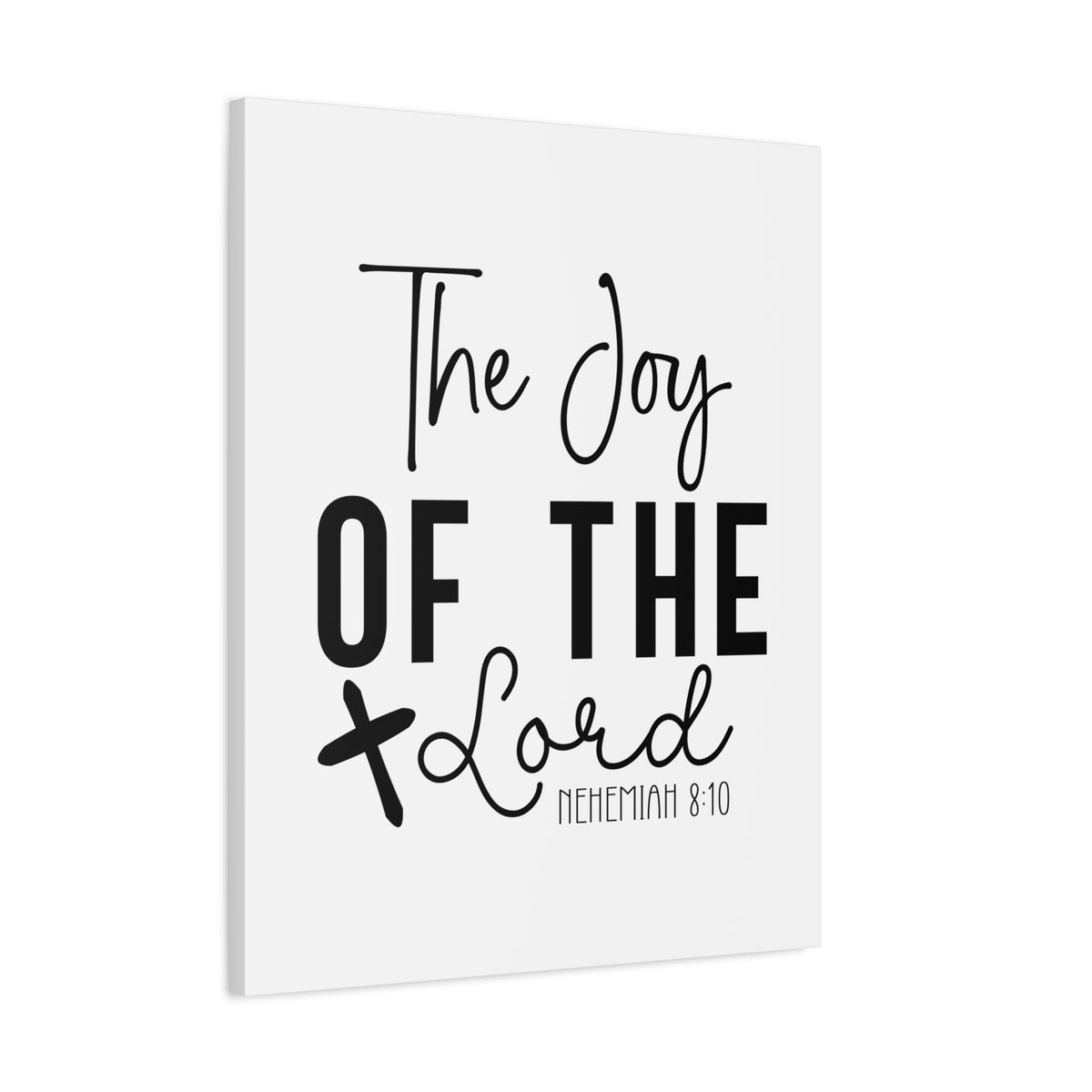 Scripture Walls Nehemiah 8:10 The Day of the Lord Bible Verse Canvas Christian Wall Art Ready to Hang Unframed-Express Your Love Gifts