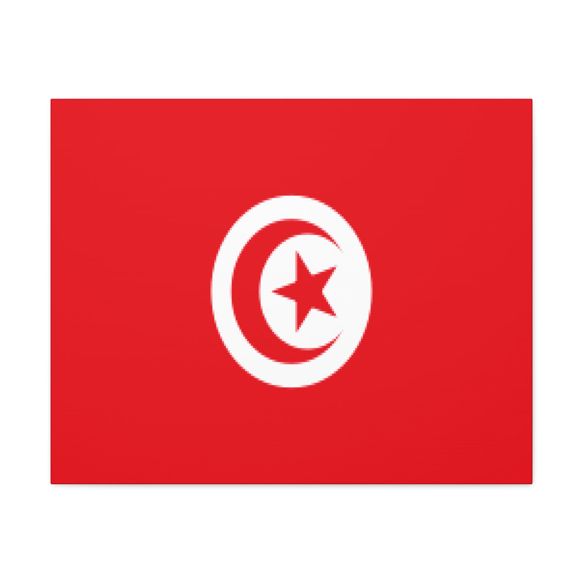Tunisia Country Flag Canvas Vibrant Wall Art Unframed Home Decor-Express Your Love Gifts