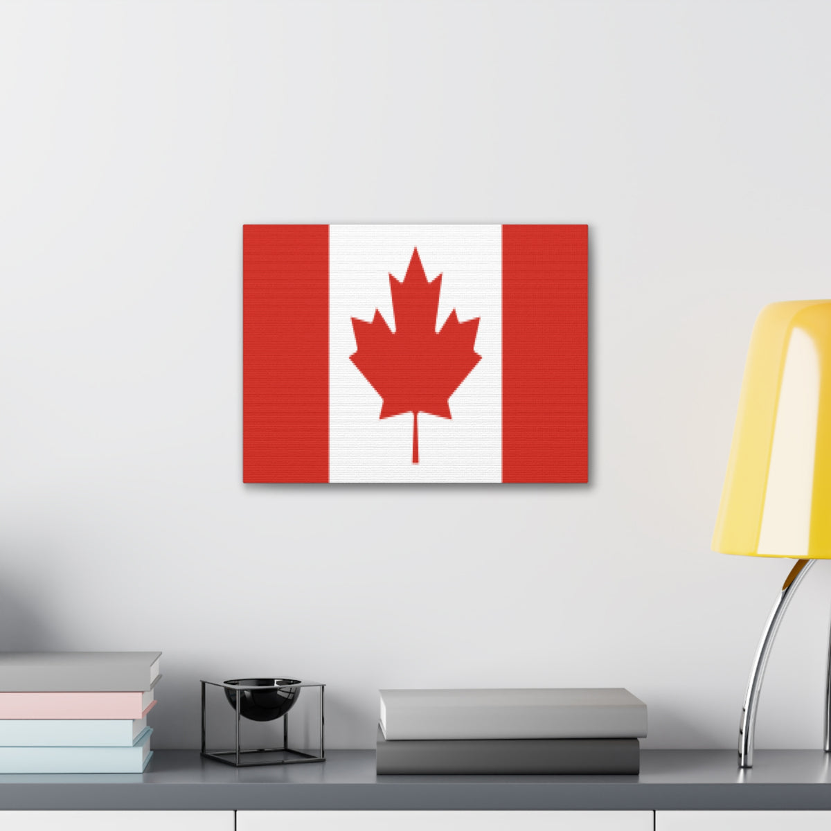 Canada Country Flag Canvas Vibrant Wall Art Unframed Home Decor-Express Your Love Gifts