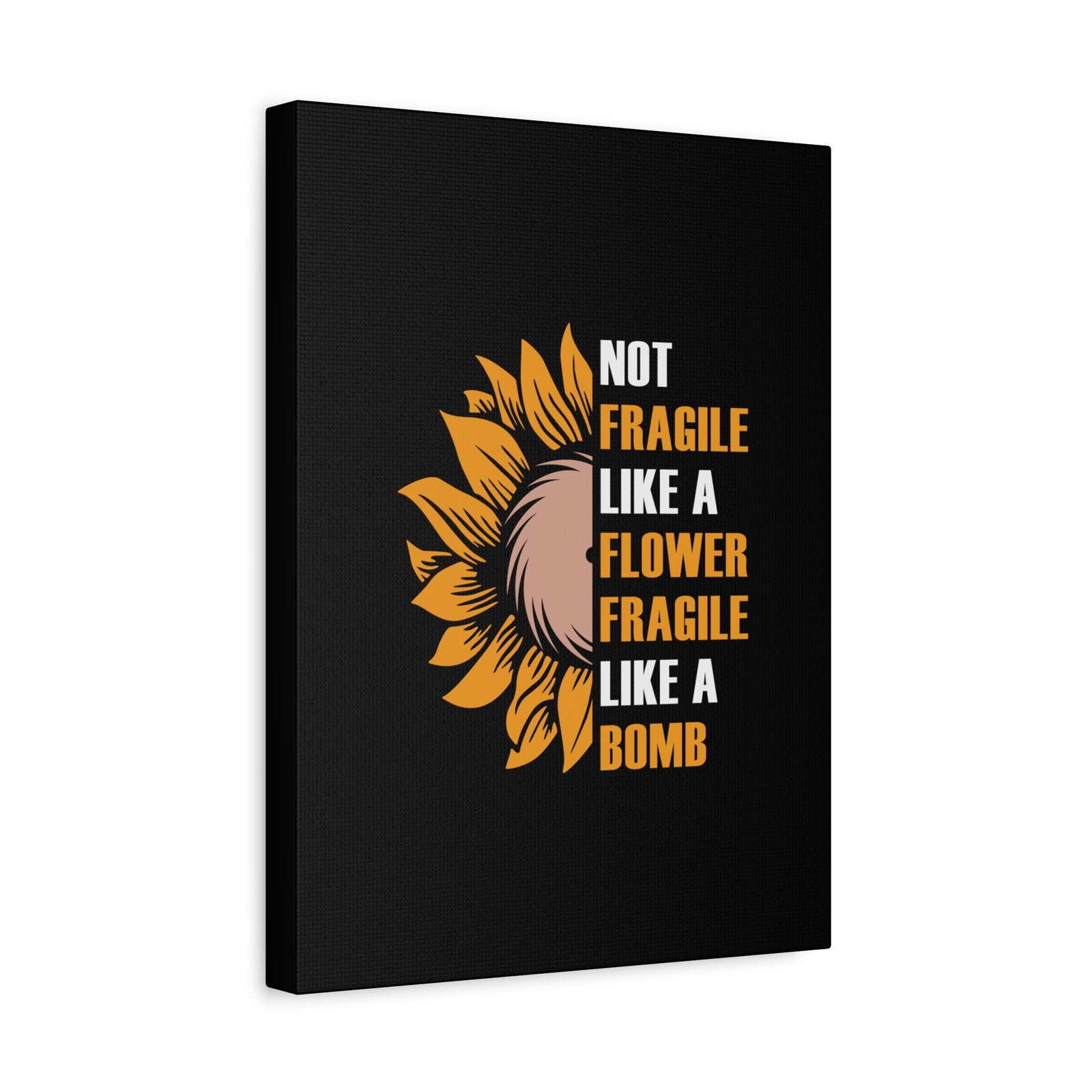 Inspirational Quote Canvas Flower Wall Art Motivational Motto Inspiring Prints Artwork Decor Ready to Hang-Express Your Love Gifts