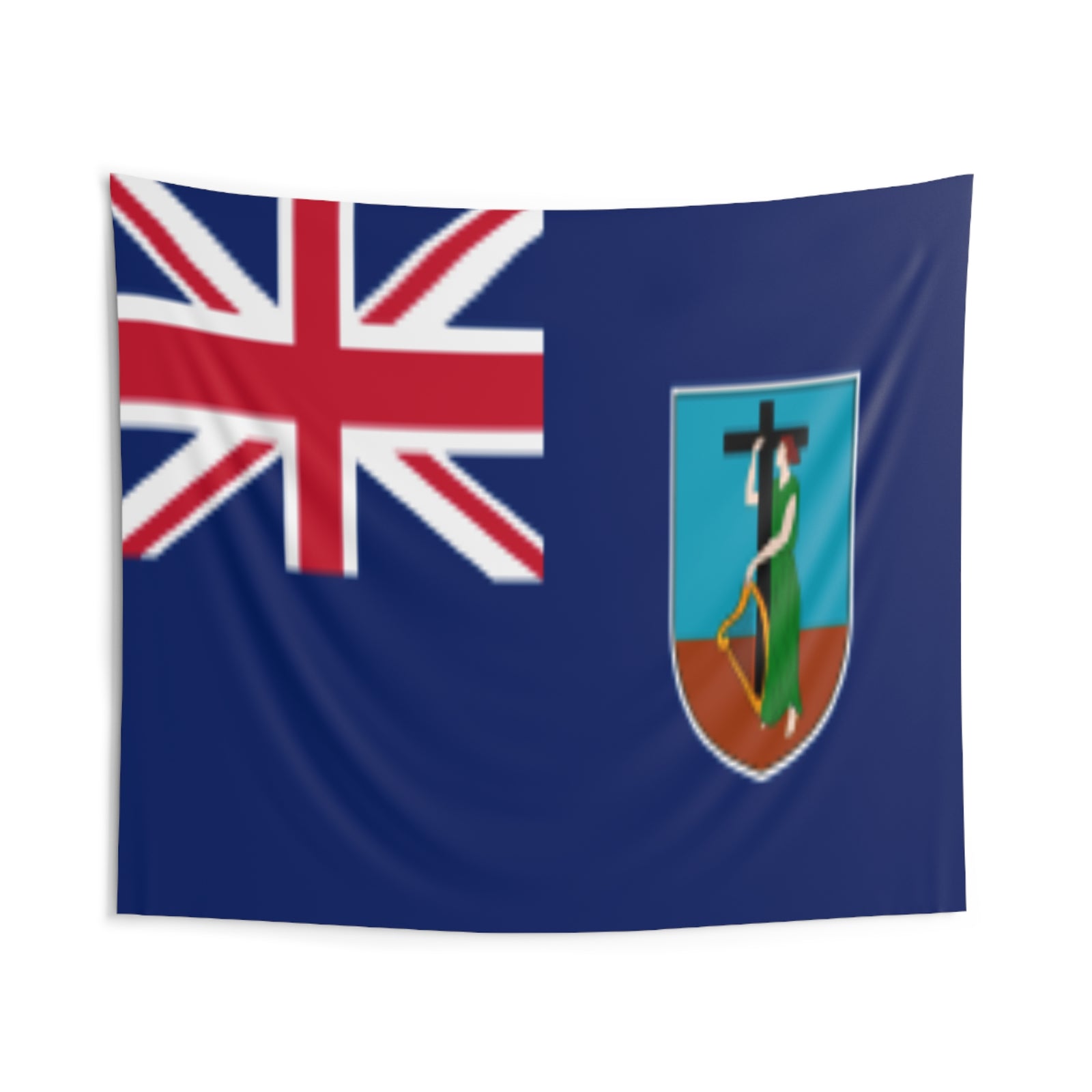 Montserrat Country Flag Wall Hanging Tapestry-Express Your Love Gifts