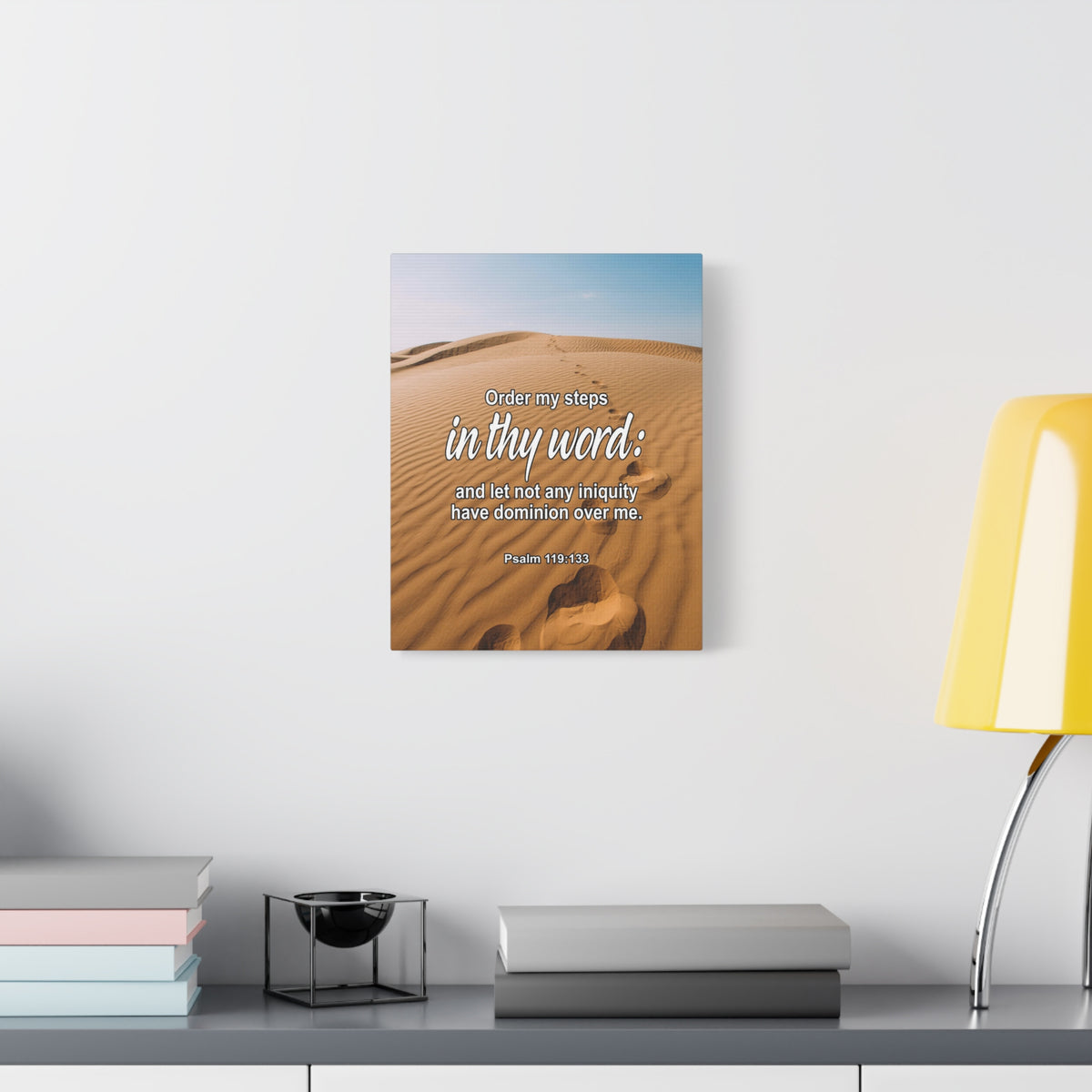 Scripture Walls Psalm 119:133 In Thy Word Bible Verse Canvas Christian Wall Art Ready to Hang Unframed-Express Your Love Gifts