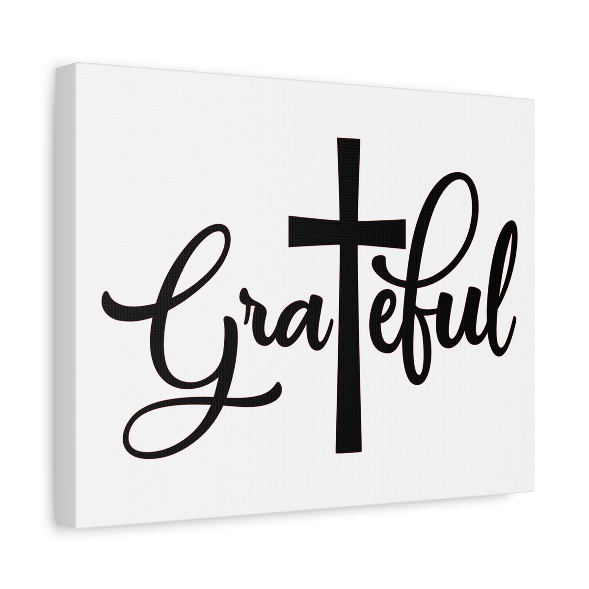Scripture Canvas Grateful Psalm 118:1 Christian Wall Art Print Ready to Hang-Express Your Love Gifts