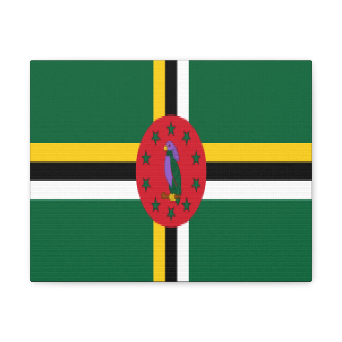 Dominica Country Flag Canvas Vibrant Wall Art Unframed Home Decor-Express Your Love Gifts