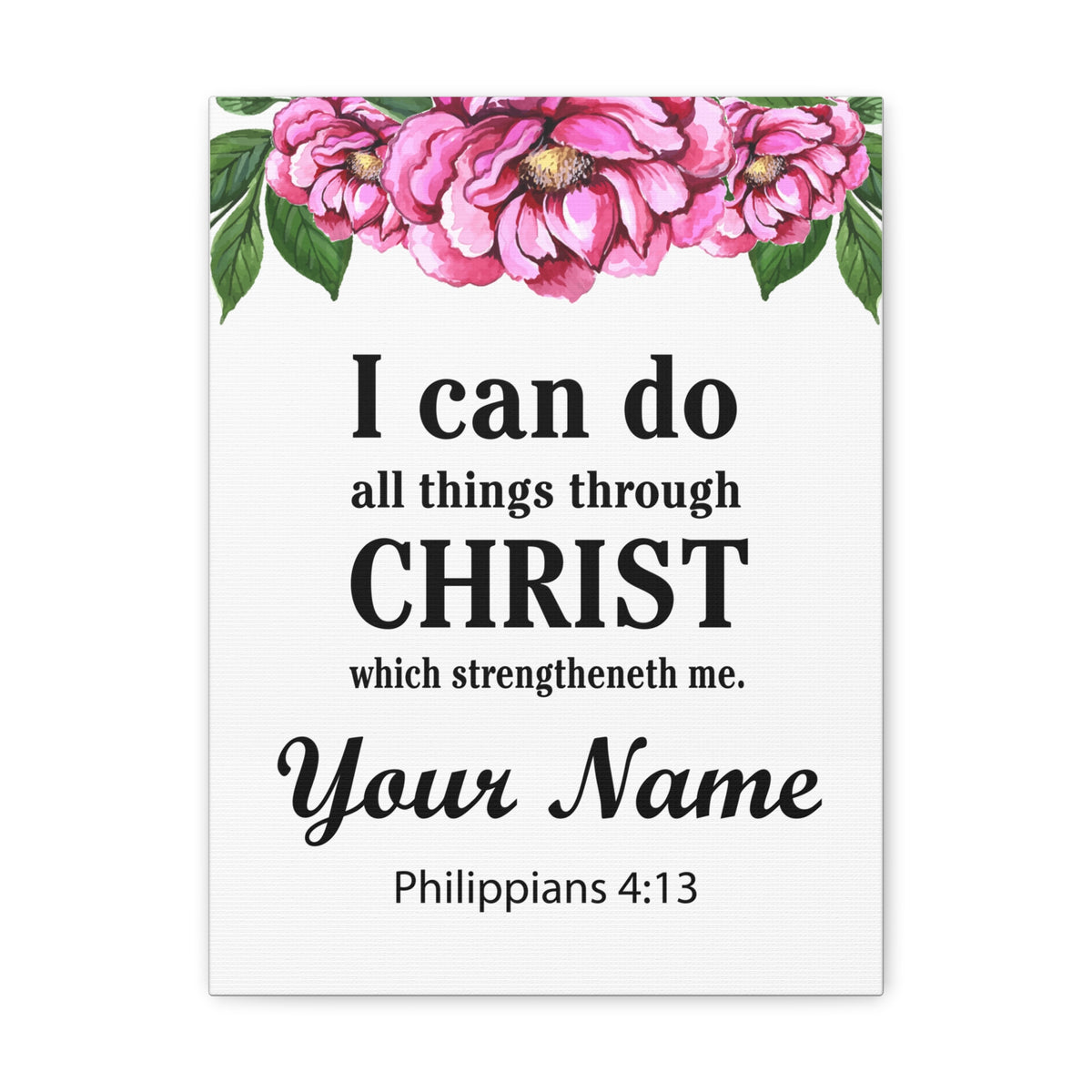 Personalized Philippians 4:13-Express Your Love Gifts