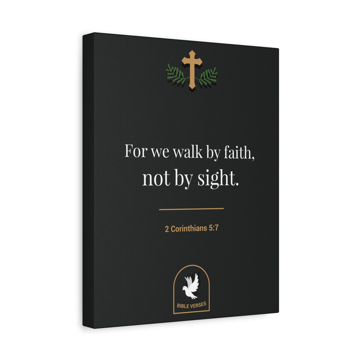Scripture Walls For We Walk By Faith 2 Corinthians 5:7 Bible Verse Canvas Christian Wall Art Ready To Hang