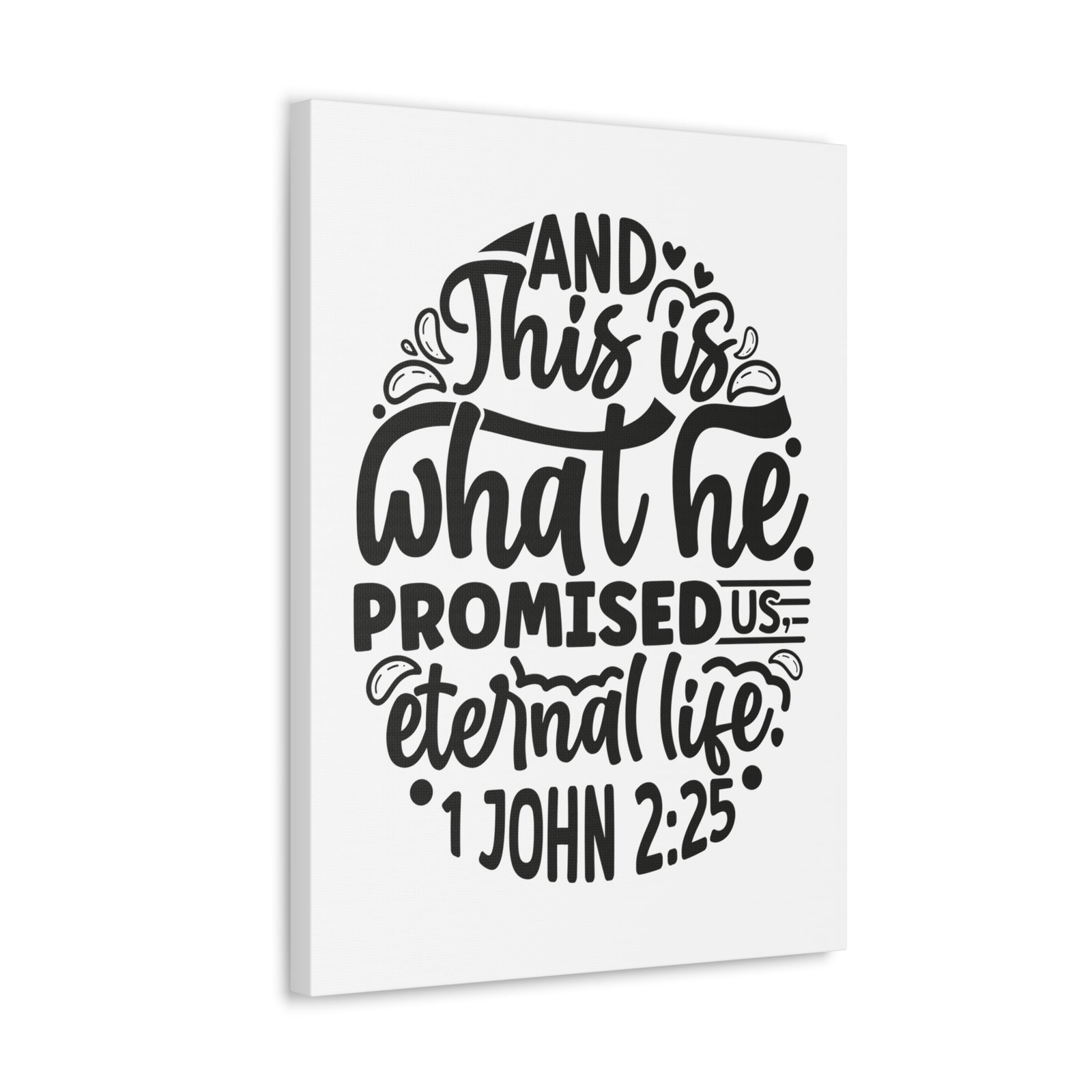 Scripture Walls Joshua 24:15 Serve The Lord Bible Verse Canvas Christian Wall Art Ready to Hang Unframed-Express Your Love Gifts