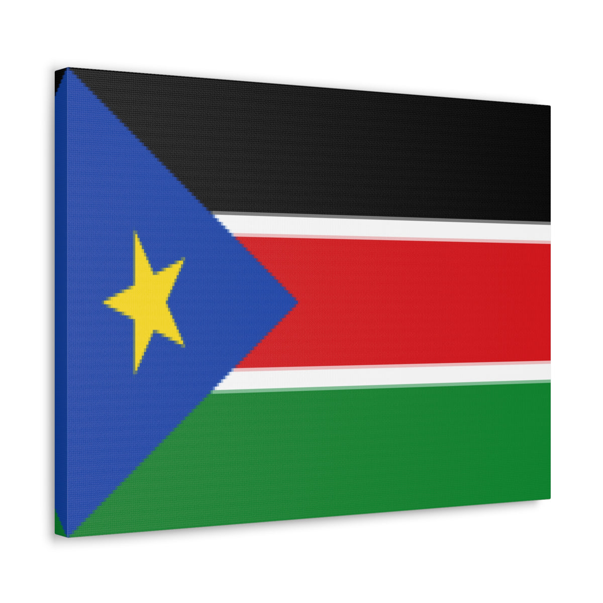 South Sudan Country Flag Canvas Vibrant Wall Art Unframed Home Decor-Express Your Love Gifts