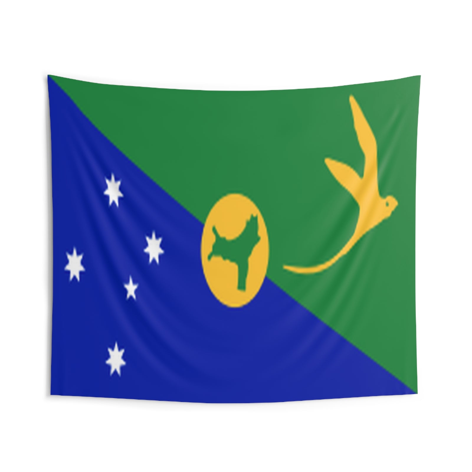 Christmas Island Country Flag Wall Hanging Tapestry-Express Your Love Gifts