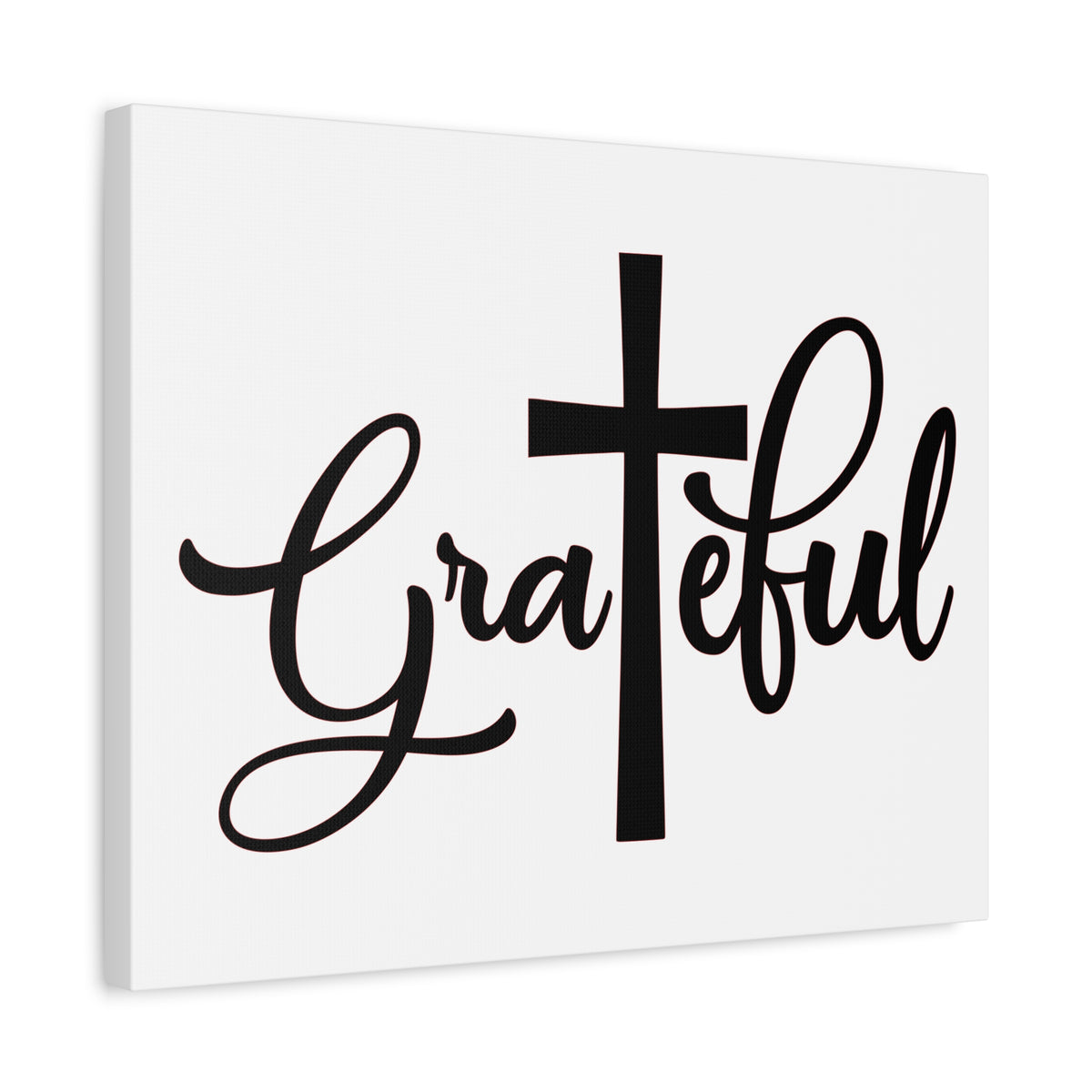 Scripture Canvas Grateful Psalm 118:1 Christian Wall Art Print Ready to Hang-Express Your Love Gifts