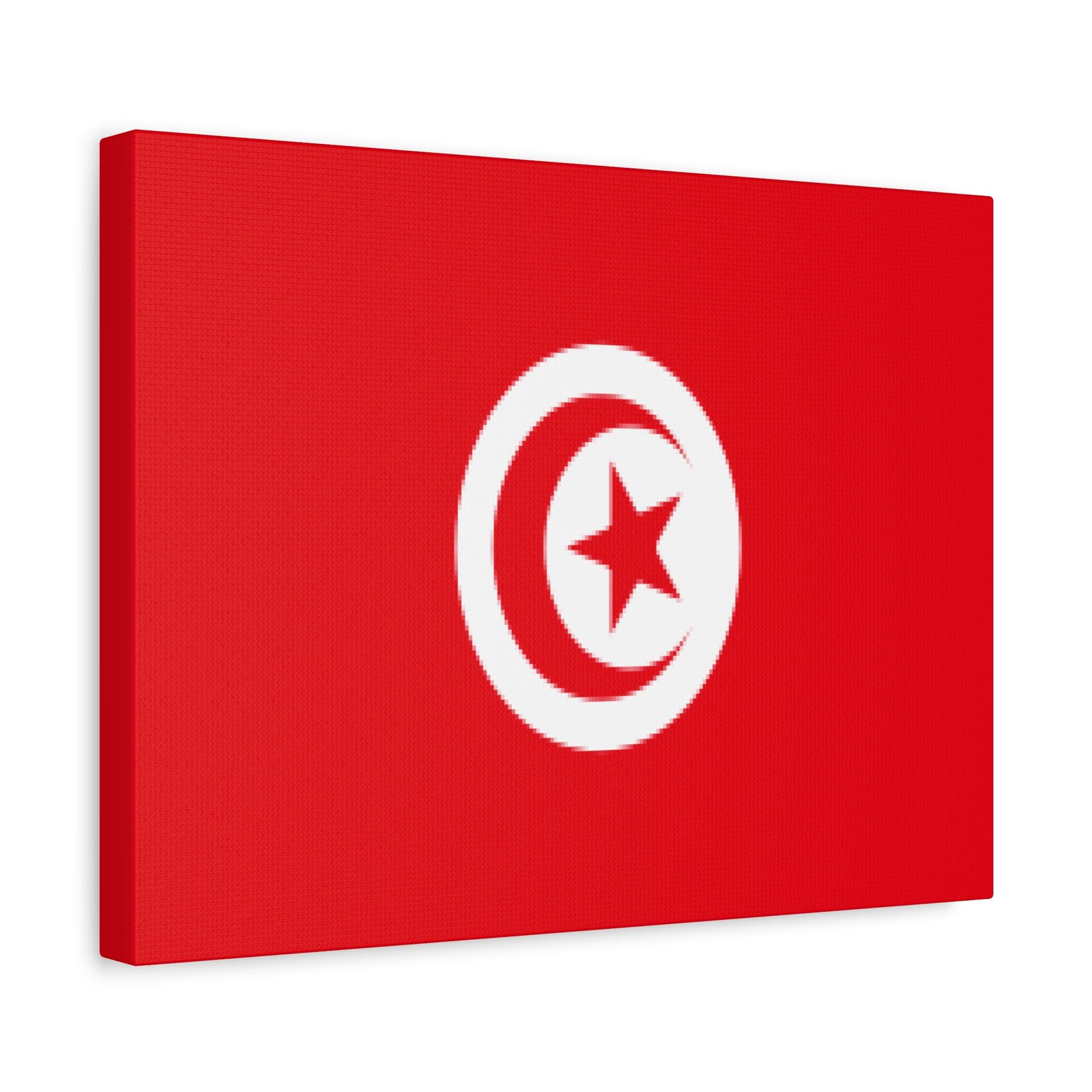 Tunisia Country Flag Canvas Vibrant Wall Art Unframed Home Decor-Express Your Love Gifts