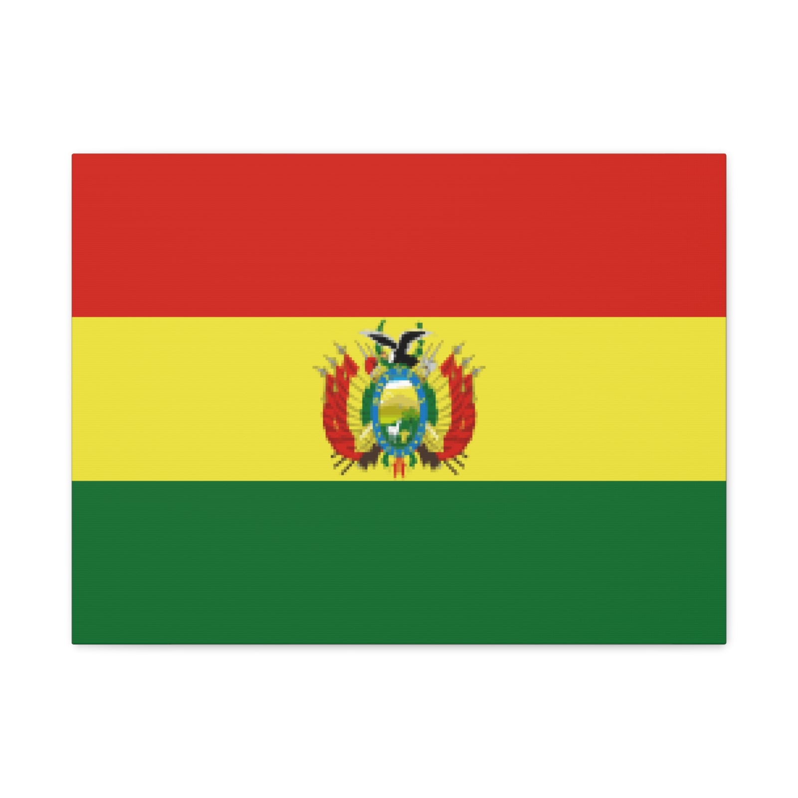 Bolivia Country Flag Canvas Vibrant Wall Art Unframed Home Decor-Express Your Love Gifts
