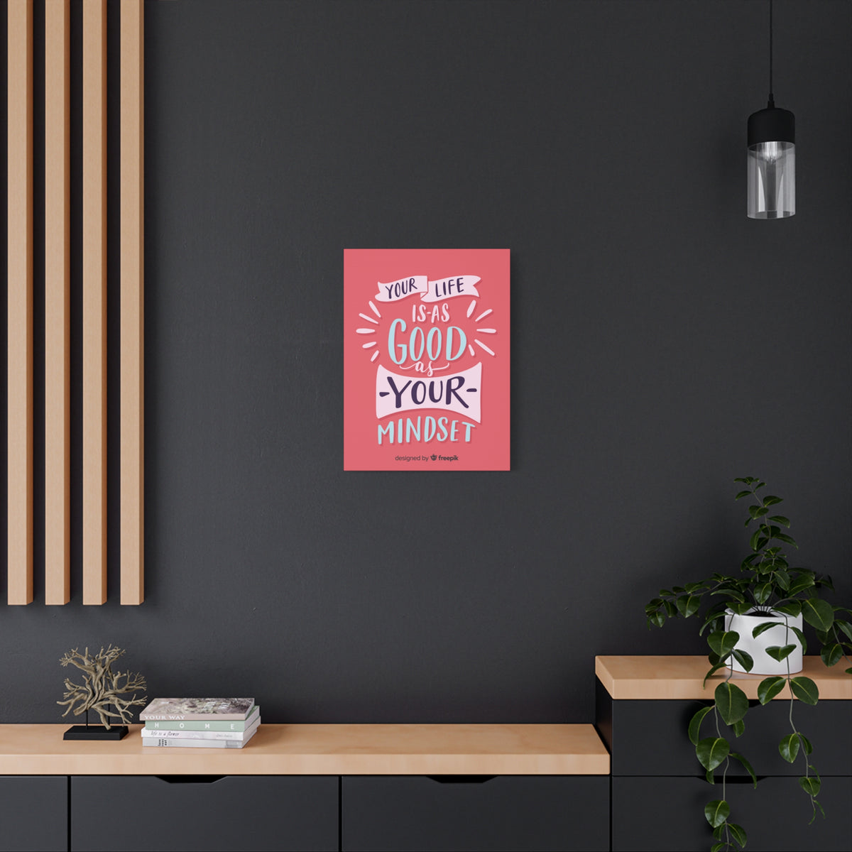 Inspirational Quote Canvas Mindset Wall Art Motivational Motto Inspiring Prints Artwork Decor Ready to Hang-Express Your Love Gifts
