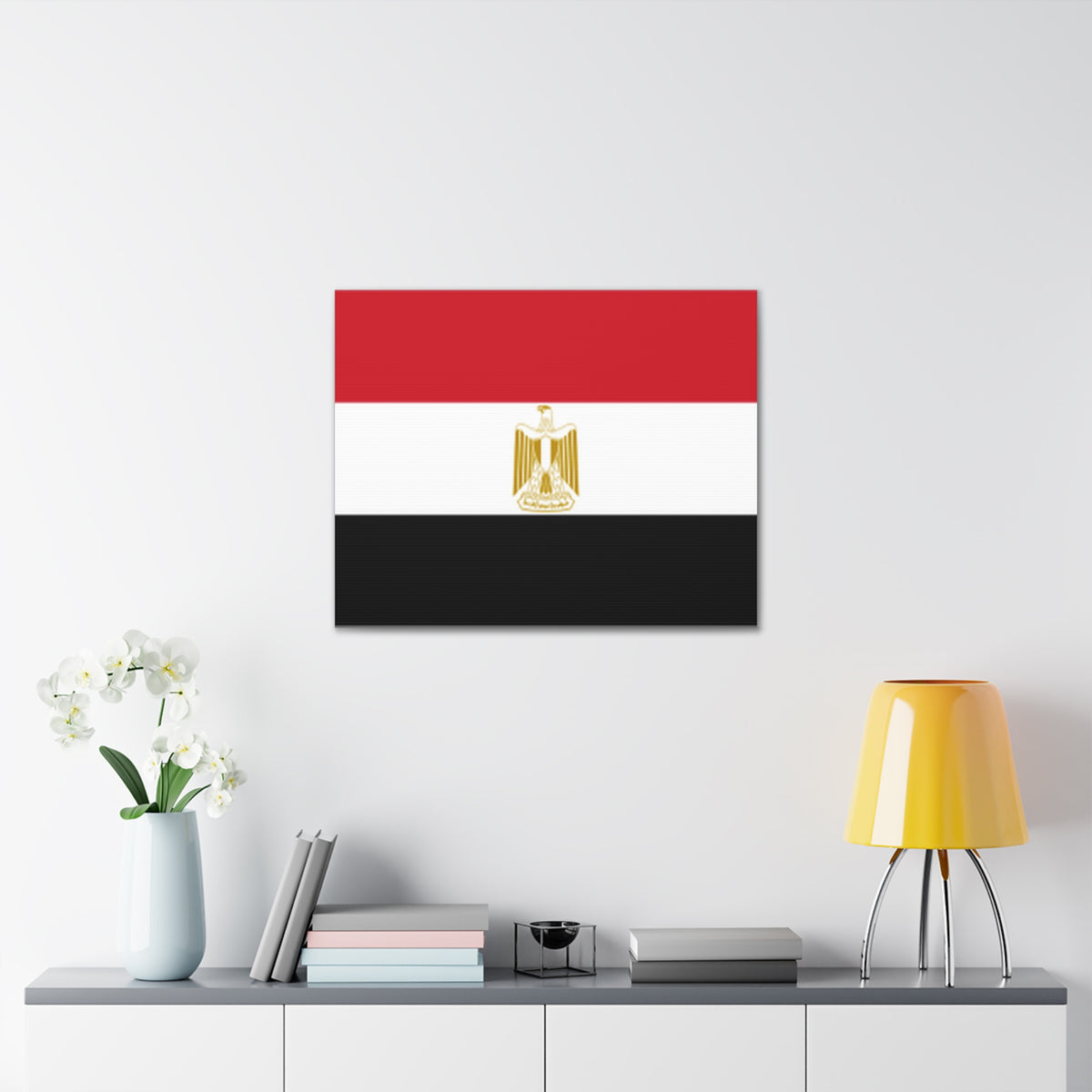 Egypt Country Flag Canvas Vibrant Wall Art Unframed Home Decor-Express Your Love Gifts