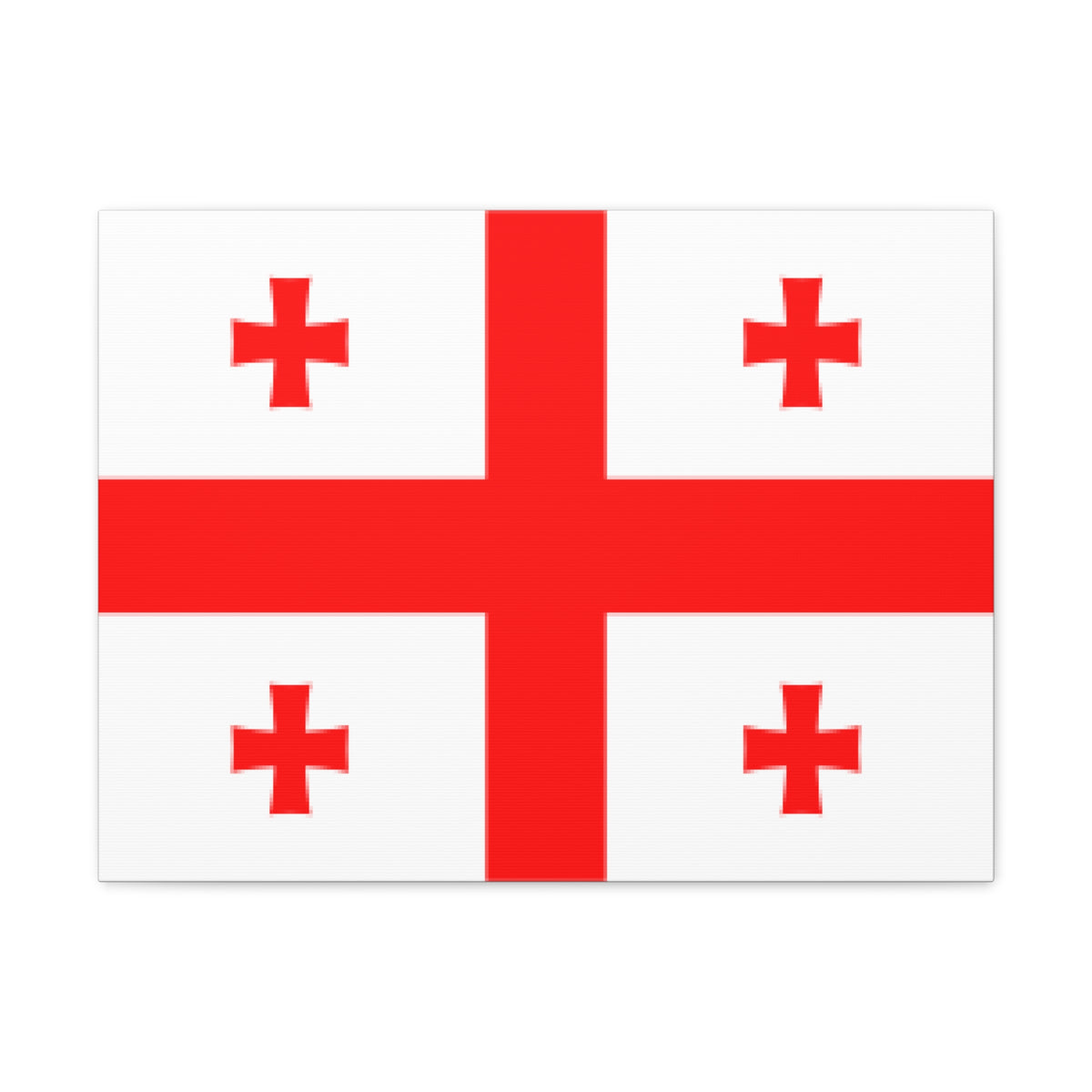 Georgia Country Flag Canvas Vibrant Wall Art Unframed Home Decor-Express Your Love Gifts