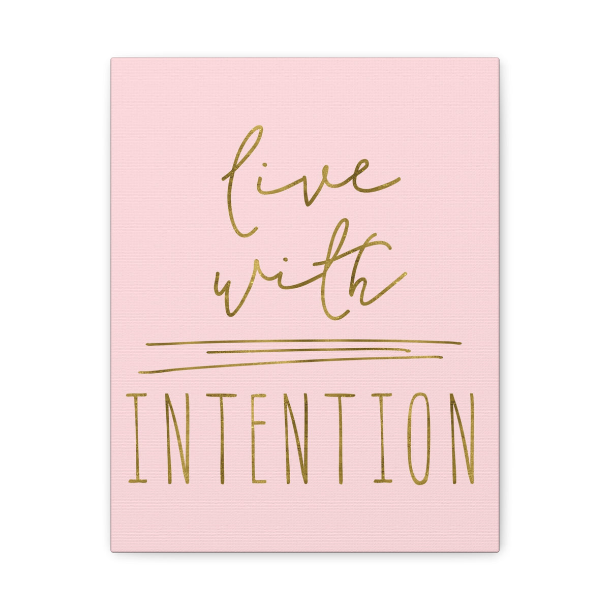 Inspirational Wall Art Live With Intention Motivation Wall Decor for Home Office Gym Inspiring Success Quote Print Ready to Hang-Express Your Love Gifts