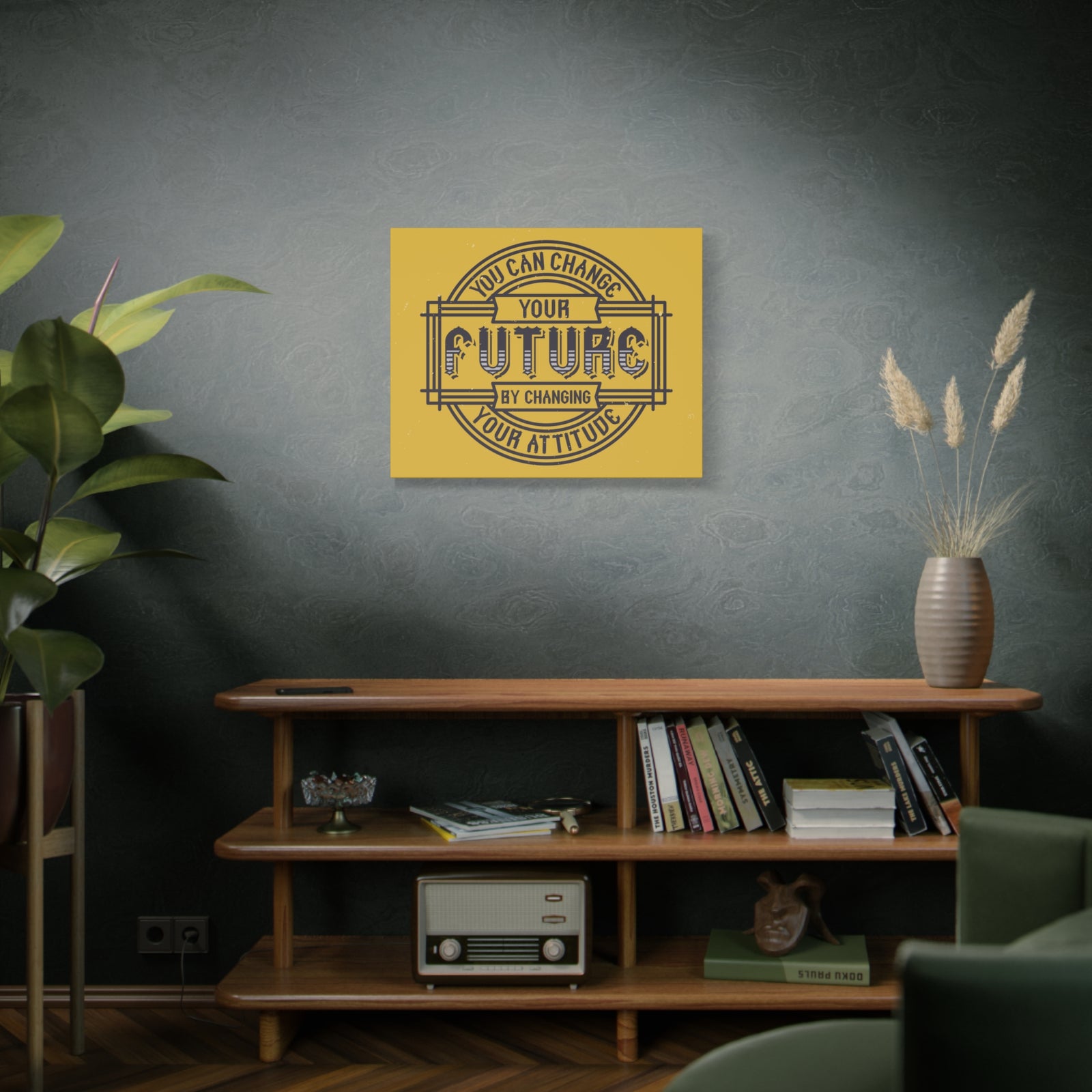 Inspirational Quote Canvas Your Future Wall Art Motivational Motto Inspiring Prints Artwork Decor Ready to Hang-Express Your Love Gifts