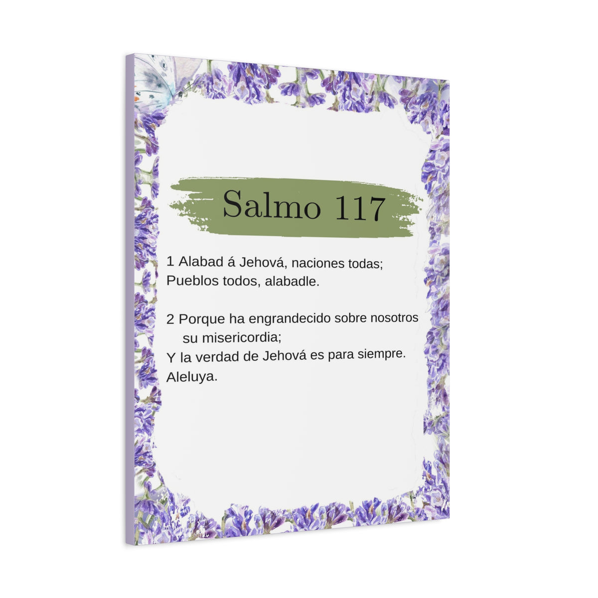 Salmo 117 Impresión De Arte Cristiano en la Pared Lista Para Colgar-Express Your Love Gifts