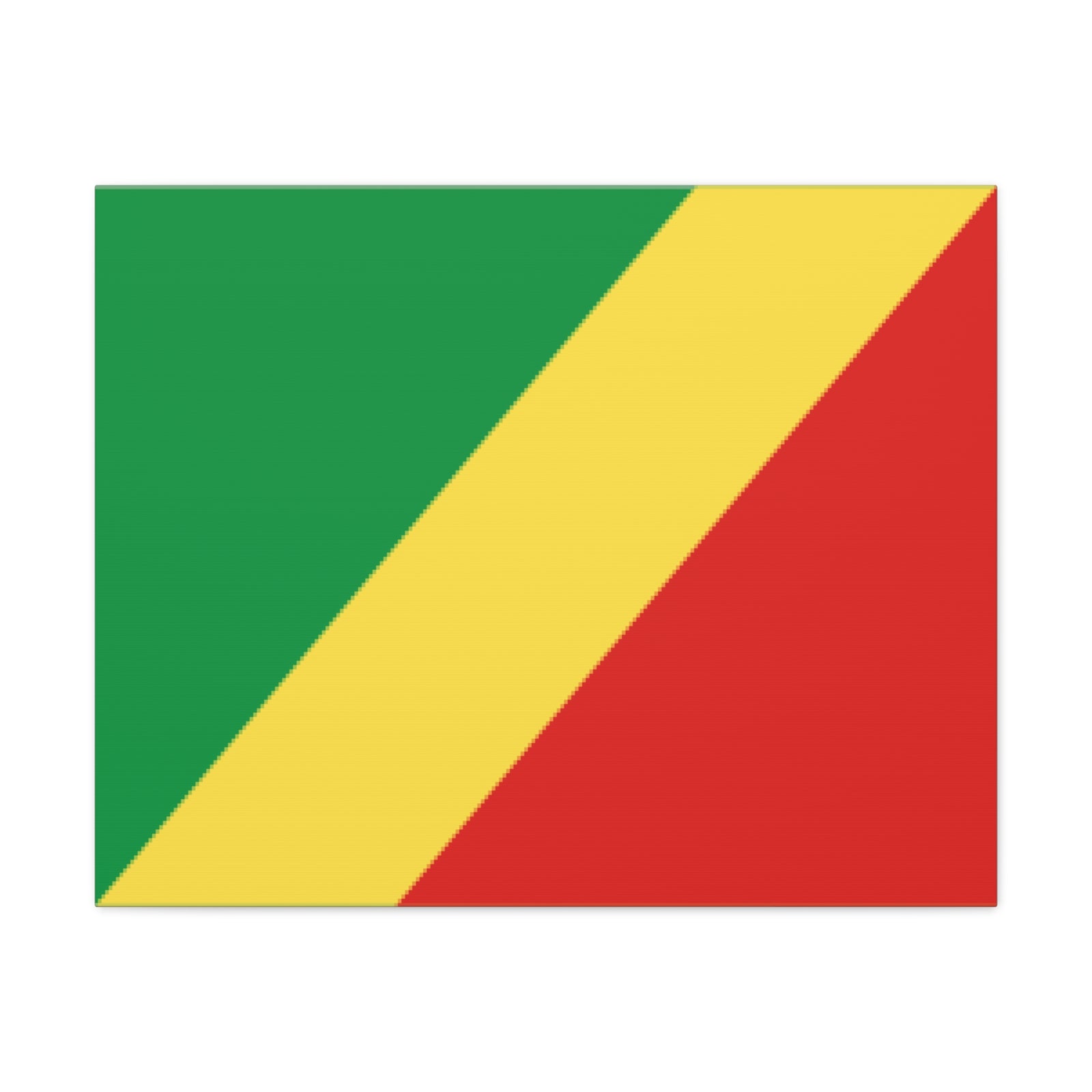 Republic of the Congo Country Flag Canvas Vibrant Wall Art Unframed Home Decor-Express Your Love Gifts