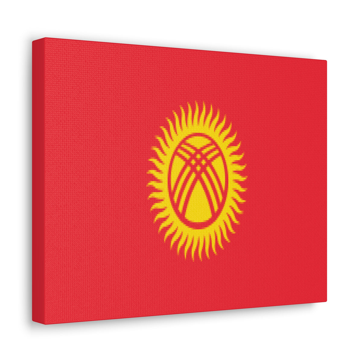 Kyrgyzstan Country Flag Canvas Vibrant Wall Art Unframed Home Decor-Express Your Love Gifts