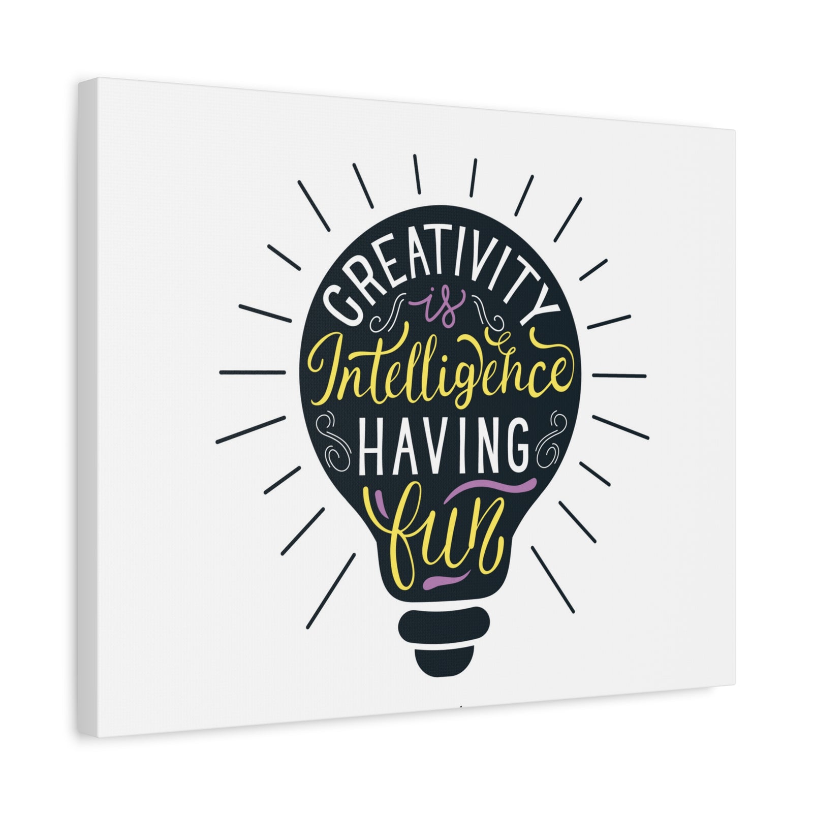 Inspirational Quote Canvas Creativity Wall Art Motivational Motto Inspiring Prints Artwork Decor Ready to Hang-Express Your Love Gifts