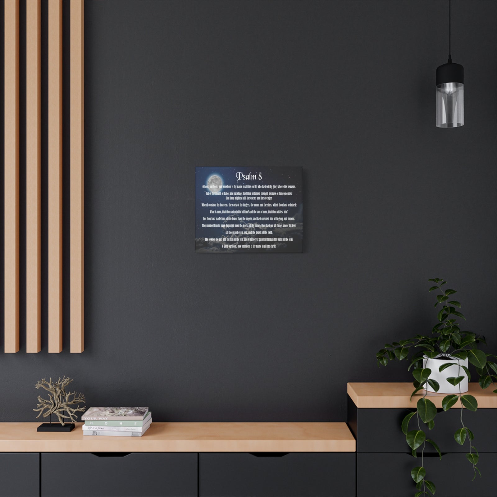 Scripture Walls Surrounded By Your Glory Psalm 8:1 Christian Wall Art Bible Verse Print Ready to Hang-Express Your Love Gifts
