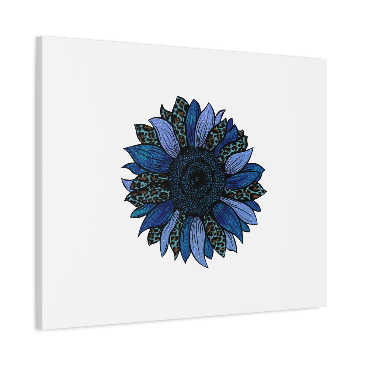 Scripture Canvas Blue Flower Christian Psalms 103:15 Wall Art Bible Verse Print Ready to Hang-Express Your Love Gifts