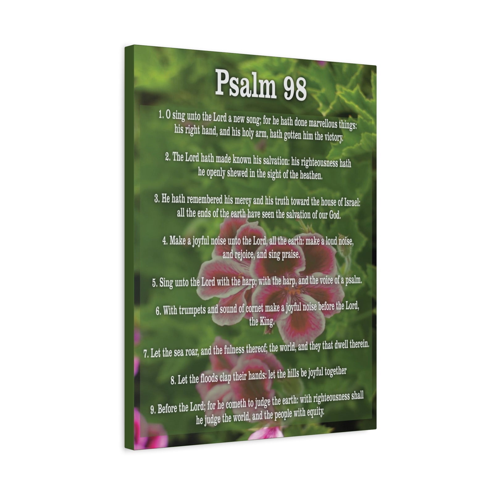 Scripture Walls Joyful Noise Of Salvation Psalm 98:4 Christian Wall Art Print Ready to Hang-Express Your Love Gifts