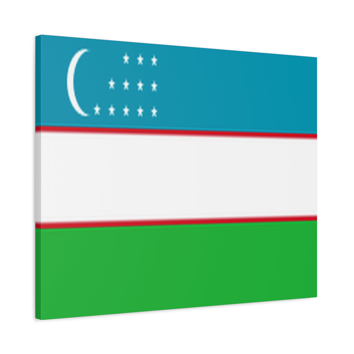 Uzbekistan Country Flag Canvas Vibrant Wall Art Unframed Home Decor-Express Your Love Gifts