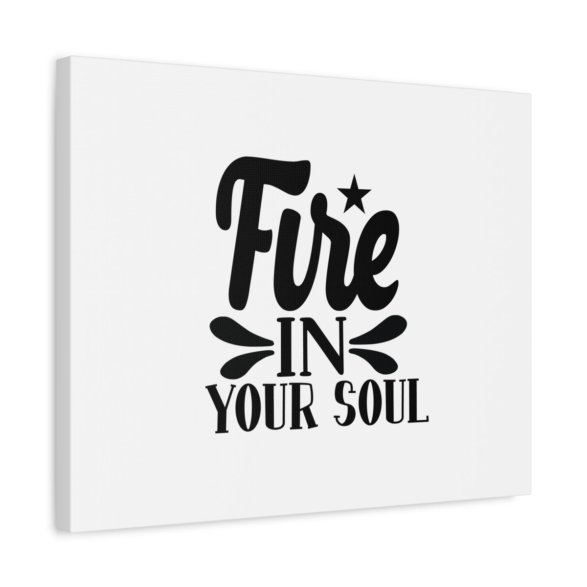 Scripture Canvas Fire In Your Soul Psalm 39:3 Christian Wall Art Bible Verse Print Ready to Hang-Express Your Love Gifts