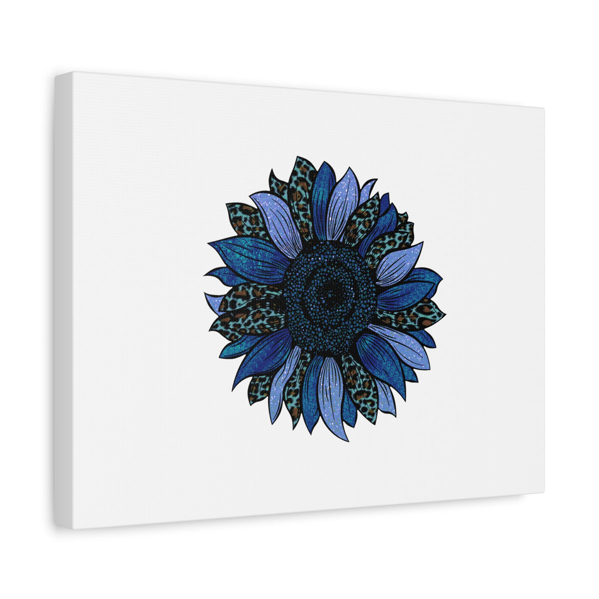 Scripture Canvas Blue Flower Christian Psalms 103:15 Wall Art Bible Verse Print Ready to Hang-Express Your Love Gifts