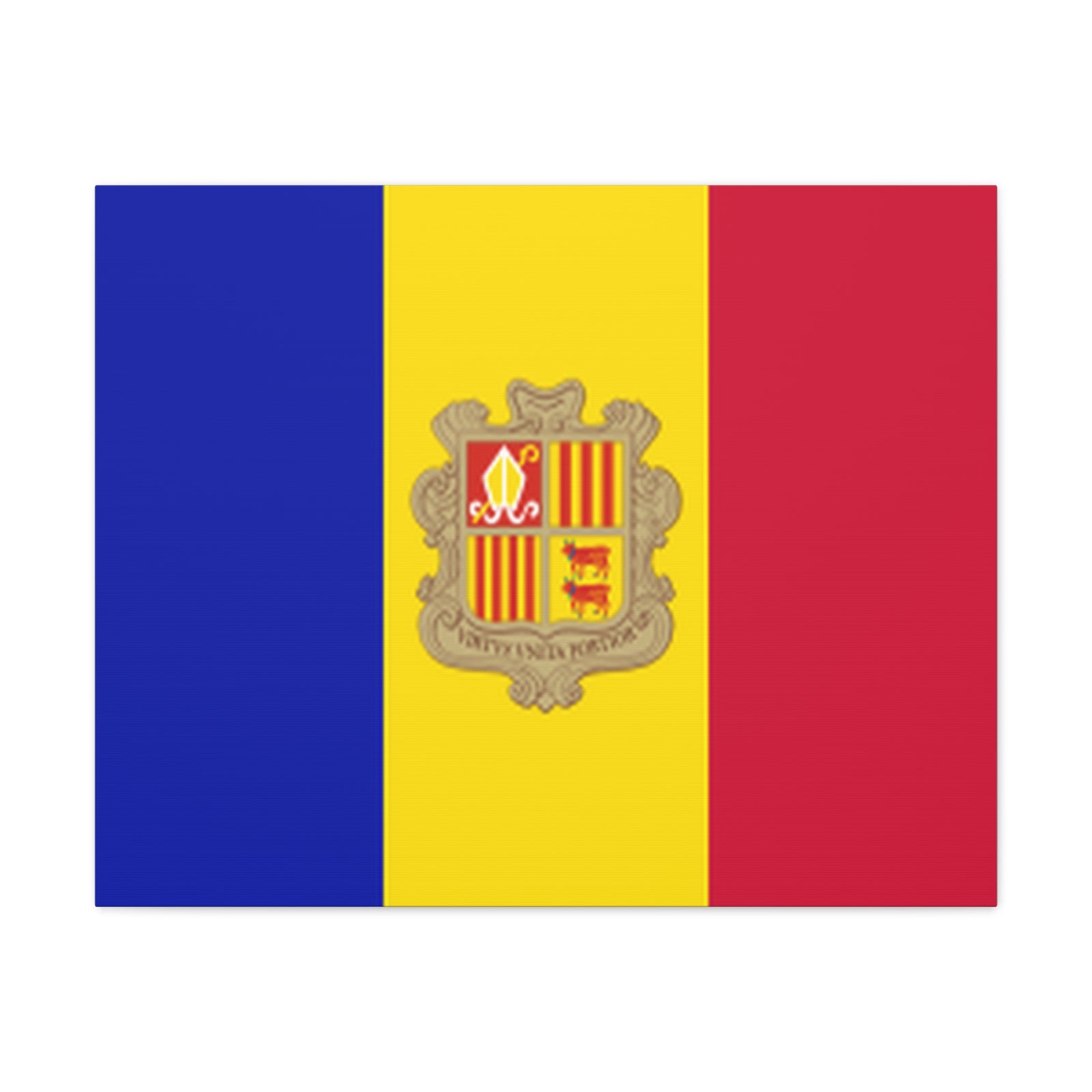 Andorra Country Flag Canvas Vibrant Wall Art Unframed Home Decor-Express Your Love Gifts