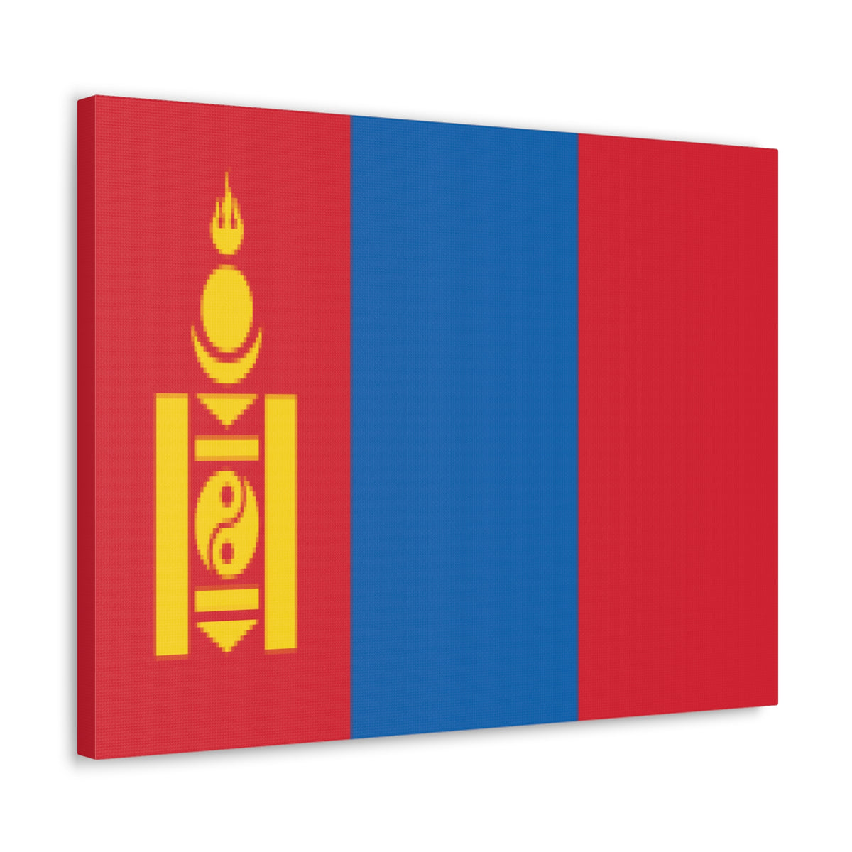 Mongolia Country Flag Canvas Vibrant Wall Art Unframed Home Decor-Express Your Love Gifts