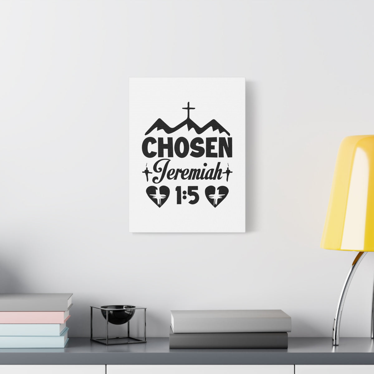 Scripture Walls Jeremiah 1:5 Chosen Bible Verse Canvas Christian Wall Art Ready to Hang Unframed-Express Your Love Gifts
