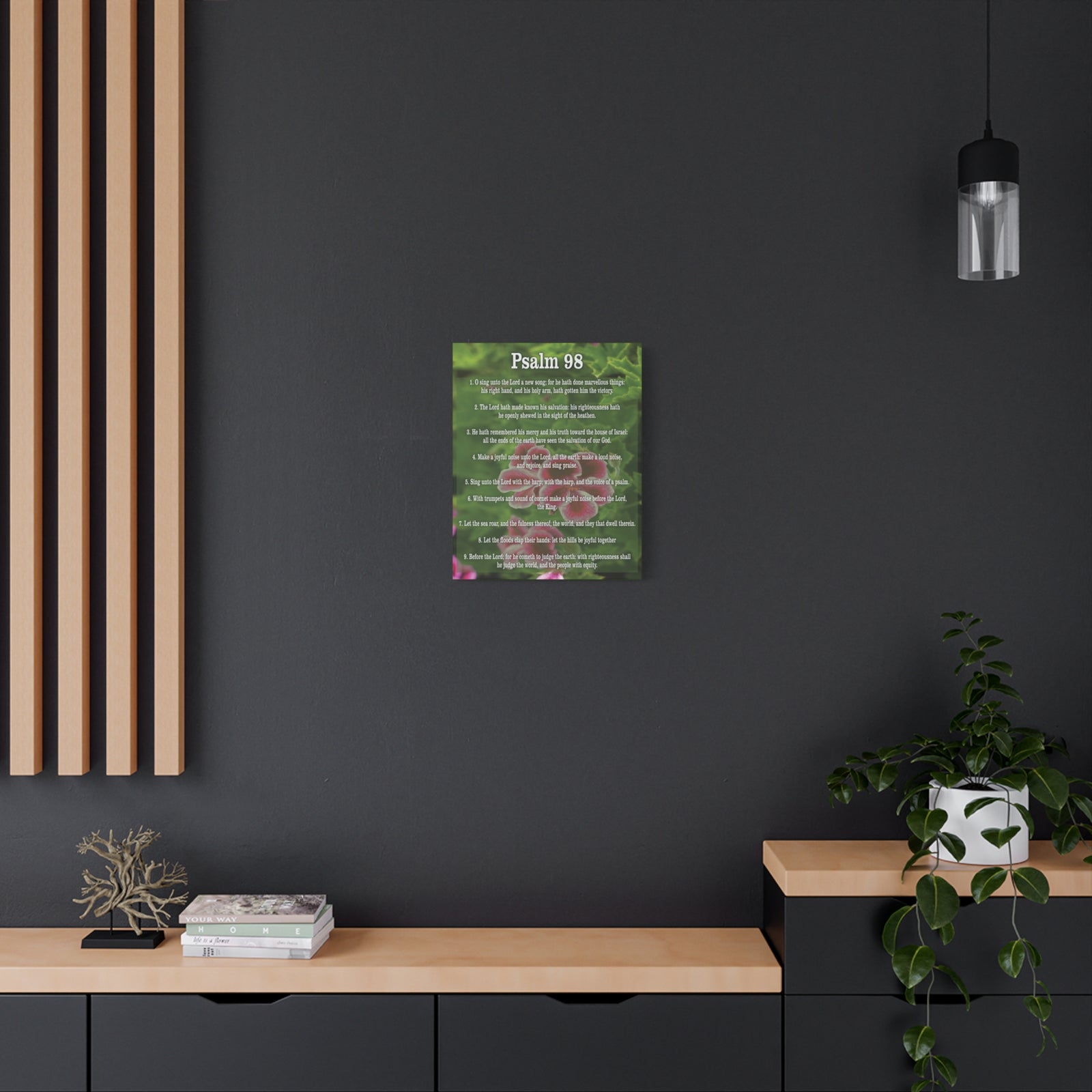 Scripture Walls Joyful Noise Of Salvation Psalm 98:4 Christian Wall Art Print Ready to Hang-Express Your Love Gifts