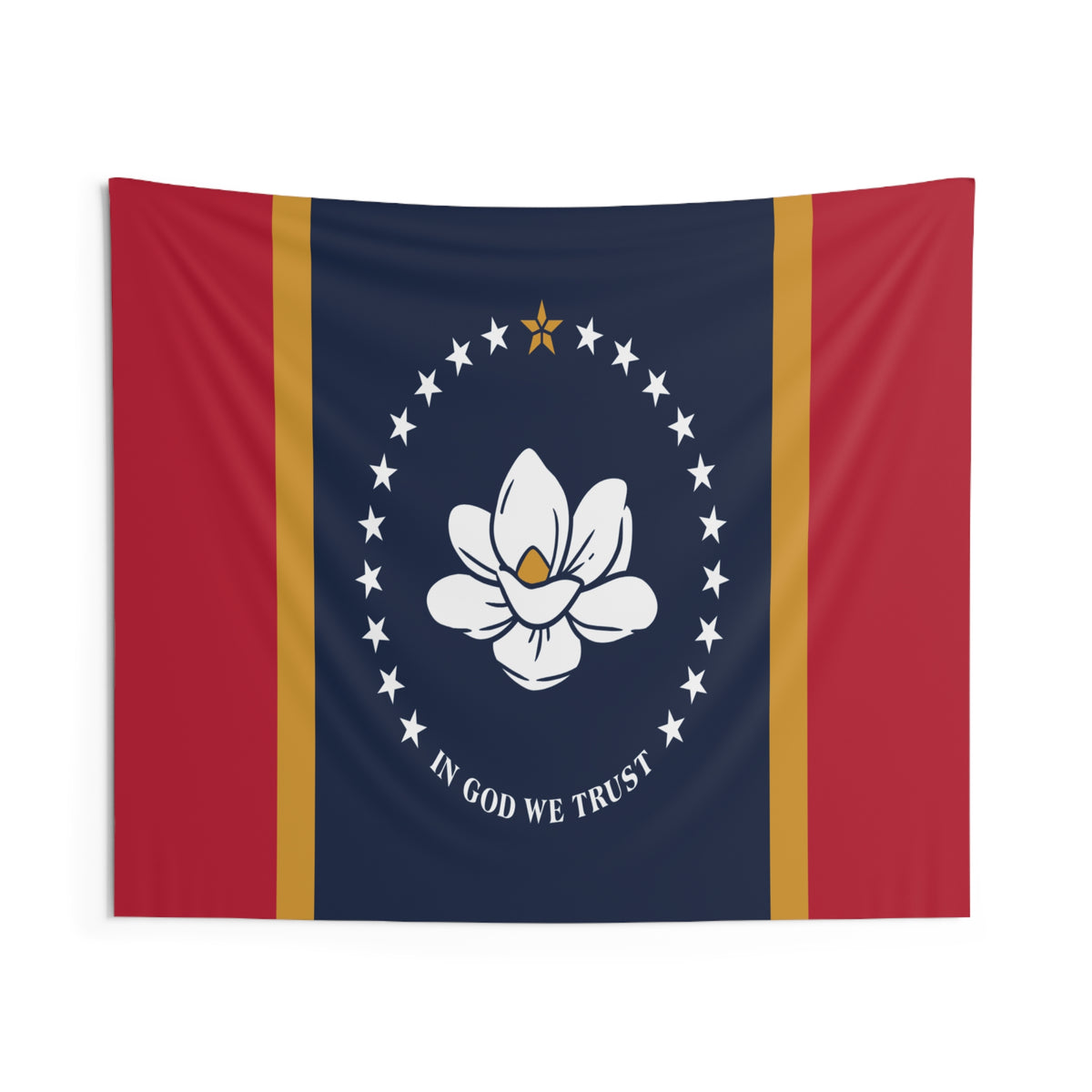 Mississippi State Flag Wall Hanging Tapestry-Express Your Love Gifts