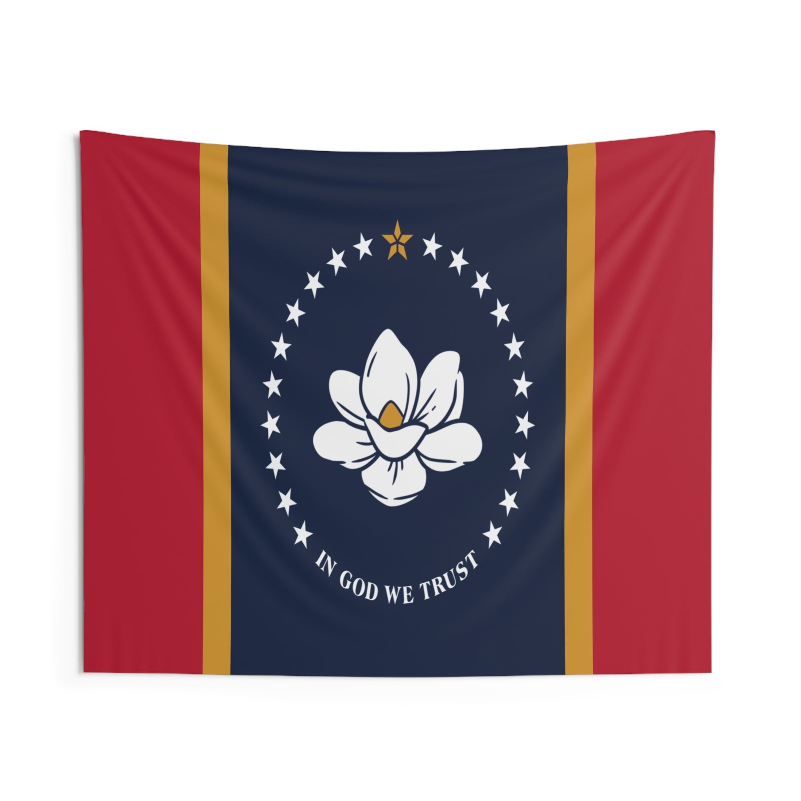 Mississippi State Flag Wall Hanging Tapestry-Express Your Love Gifts