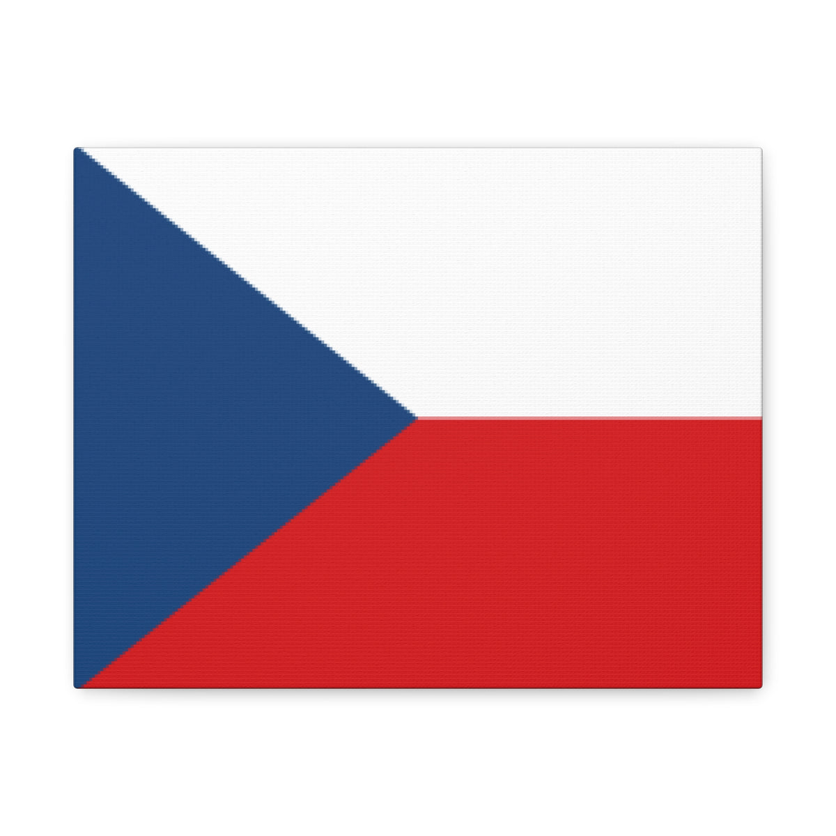 Czechia Country Flag Canvas Vibrant Wall Art Unframed Home Decor-Express Your Love Gifts
