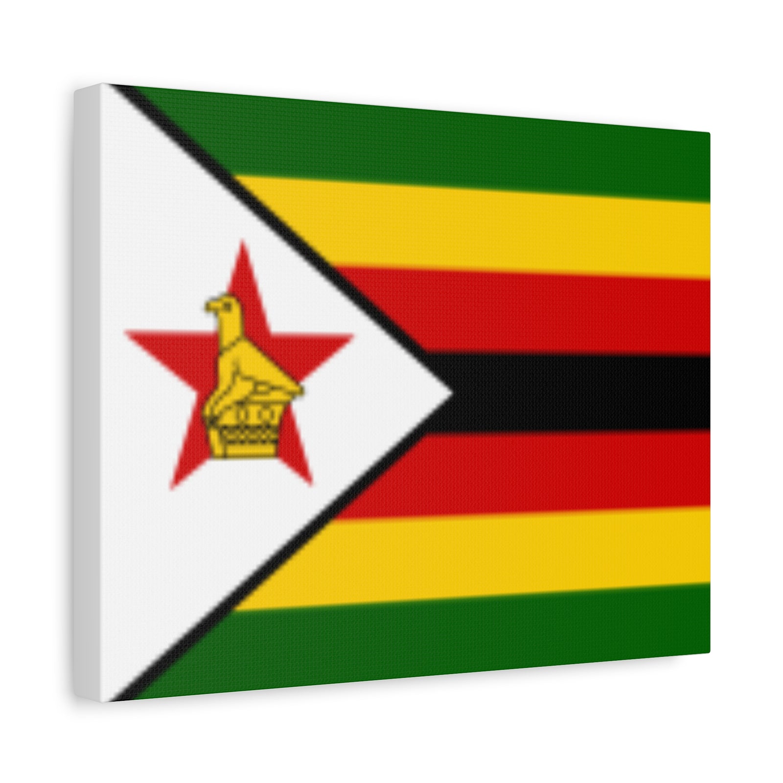 Zimbabwe Country Flag Canvas Vibrant Wall Art Unframed Home Decor-Express Your Love Gifts