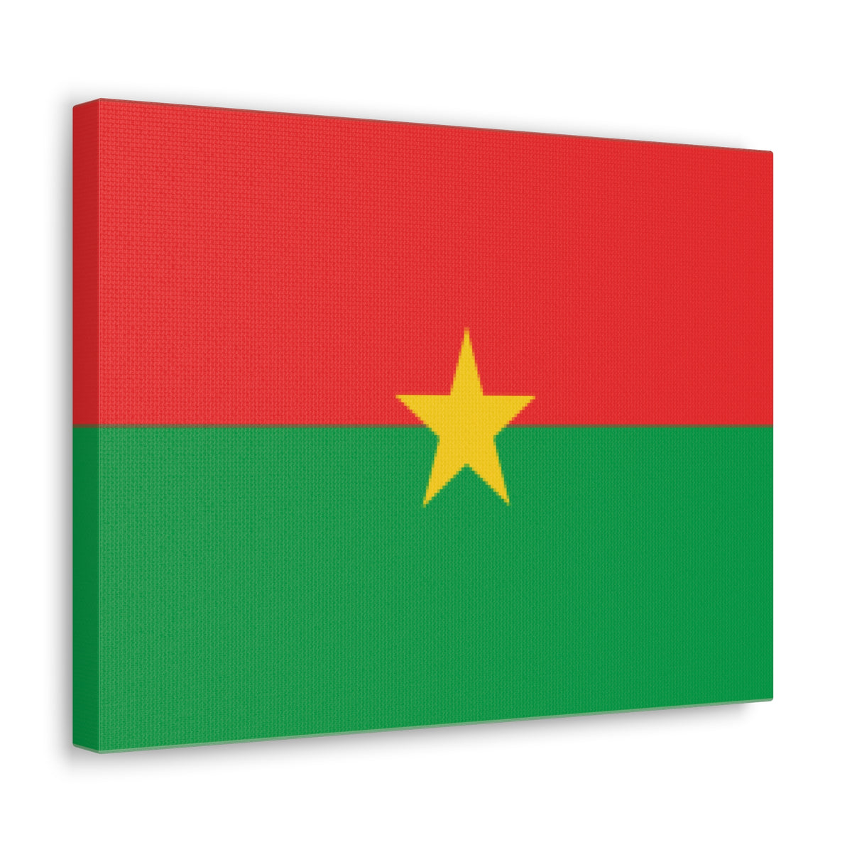 Burkina Faso Country Flag Canvas Vibrant Wall Art Unframed Home Decor-Express Your Love Gifts