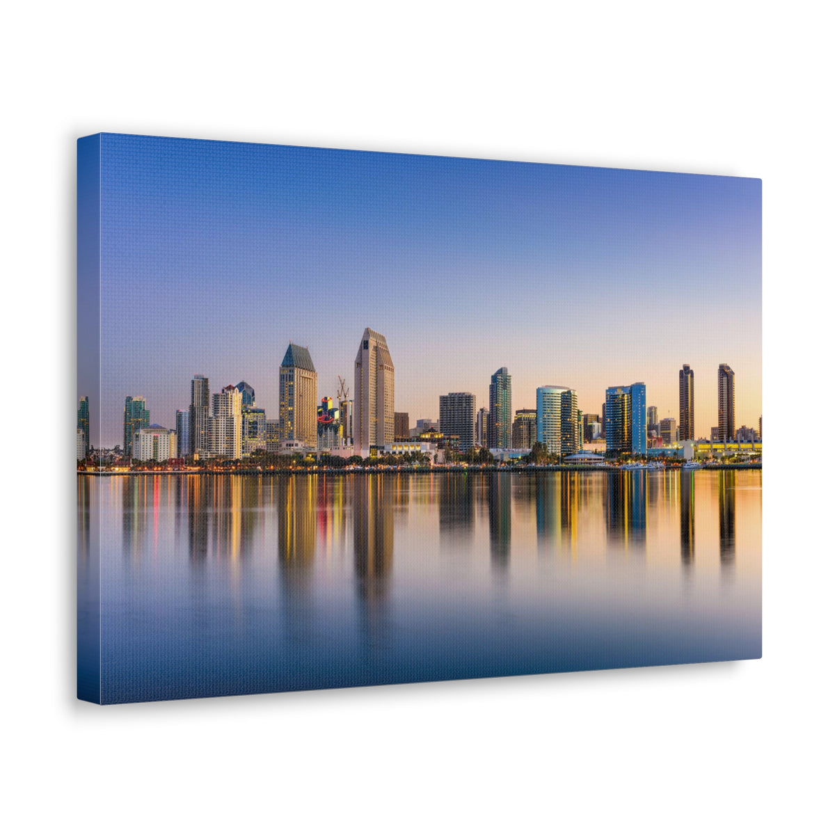 San Diego Daytime Skyline Canvas Artwork High-Quality Breathtaking Stunning Cityscape for Home Decor Ready to Hang-Express Your Love Gifts
