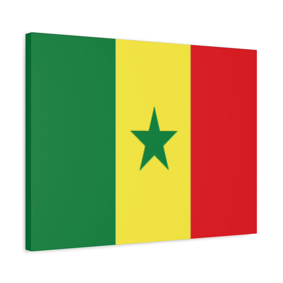Senegal Country Flag Canvas Vibrant Wall Art Unframed Home Decor-Express Your Love Gifts