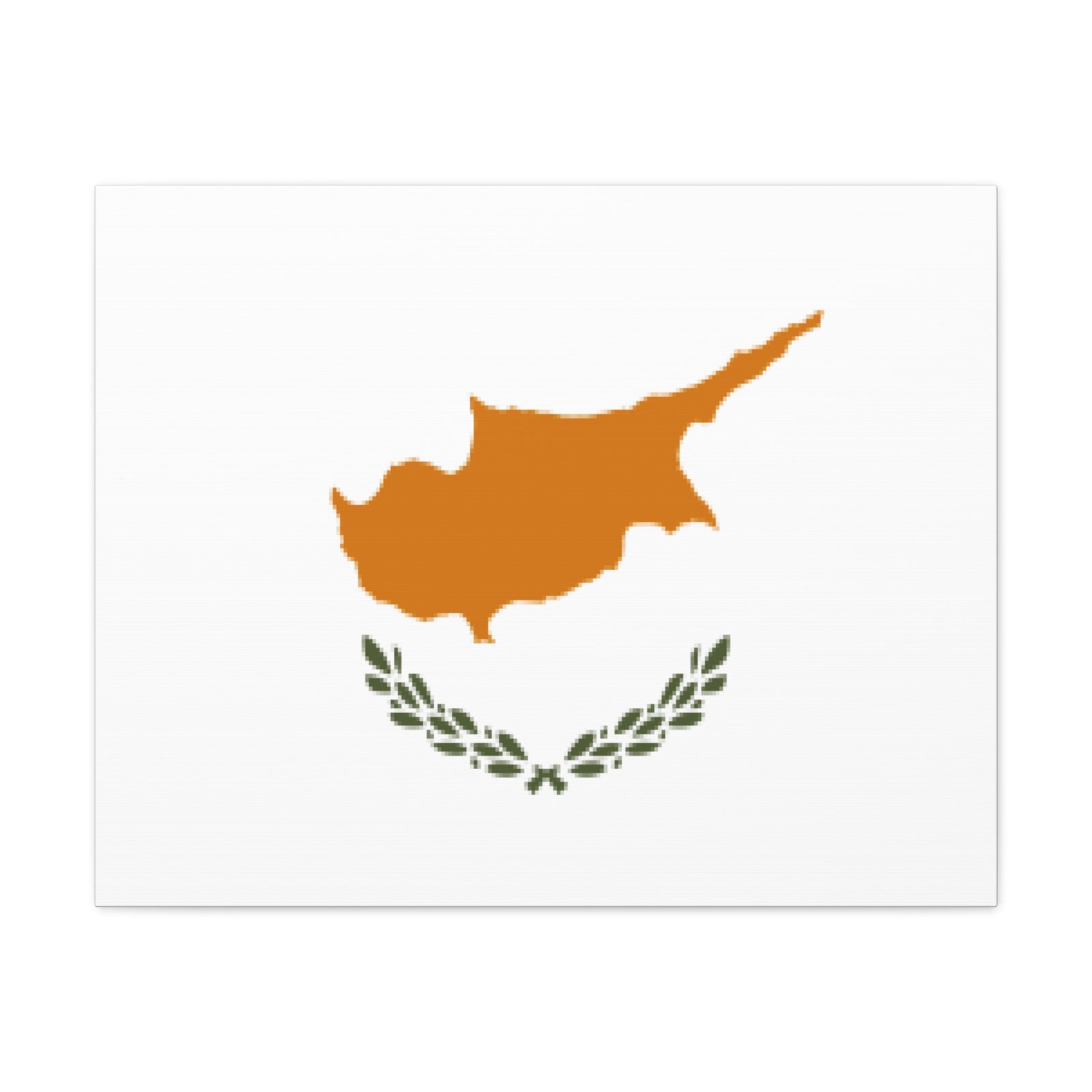 Cyprus Country Flag Canvas Vibrant Wall Art Unframed Home Decor-Express Your Love Gifts