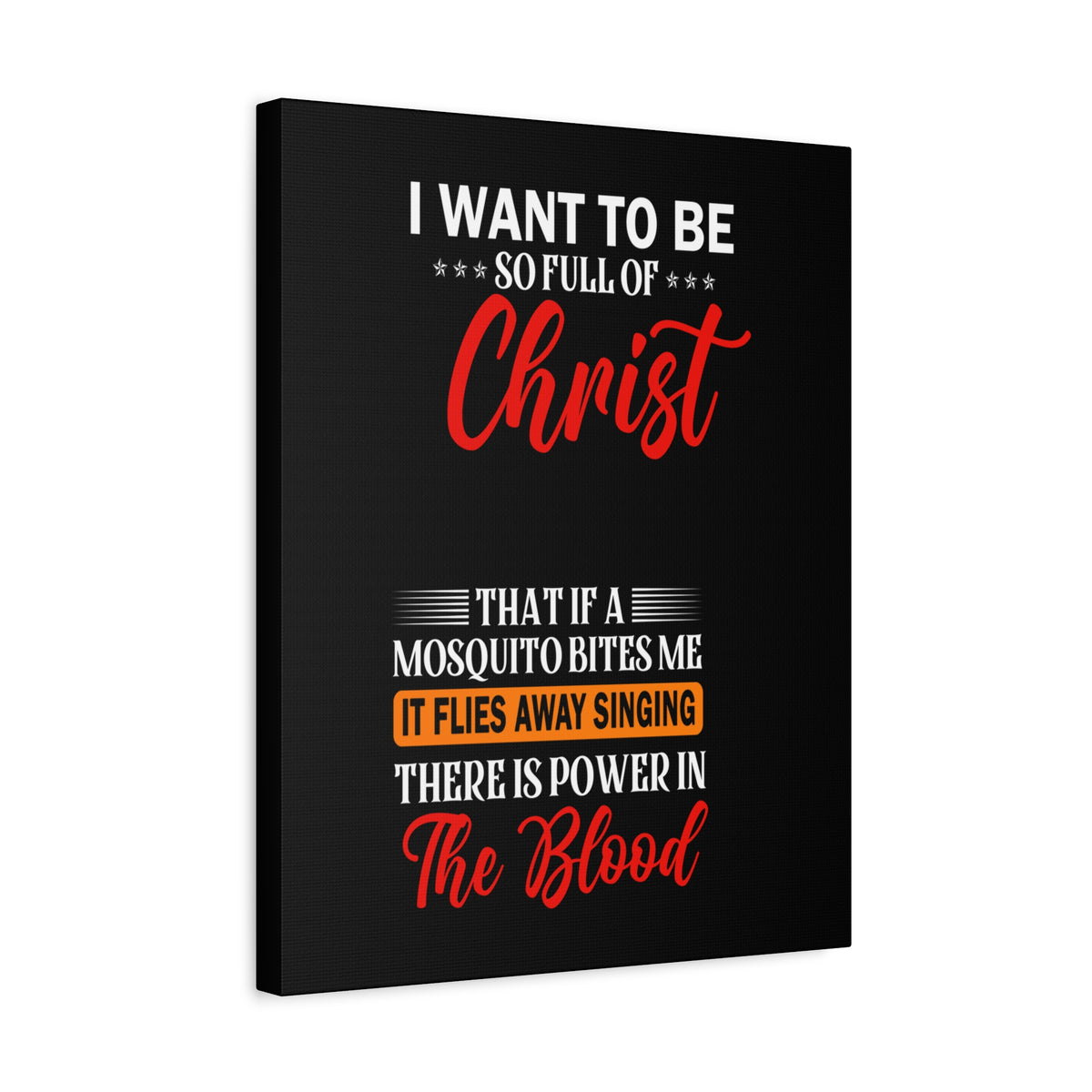Full of Christ Inspirational Christian Canvas Wall Art-Express Your Love Gifts