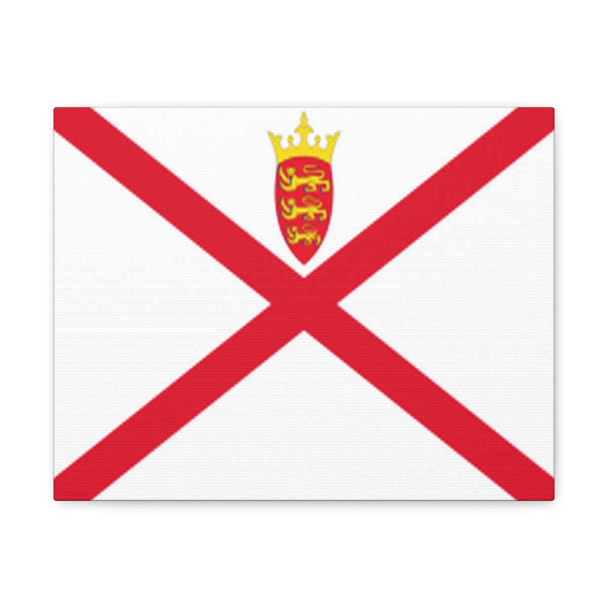 Jersey Country Flag Canvas Vibrant Wall Art Unframed Home Decor-Express Your Love Gifts
