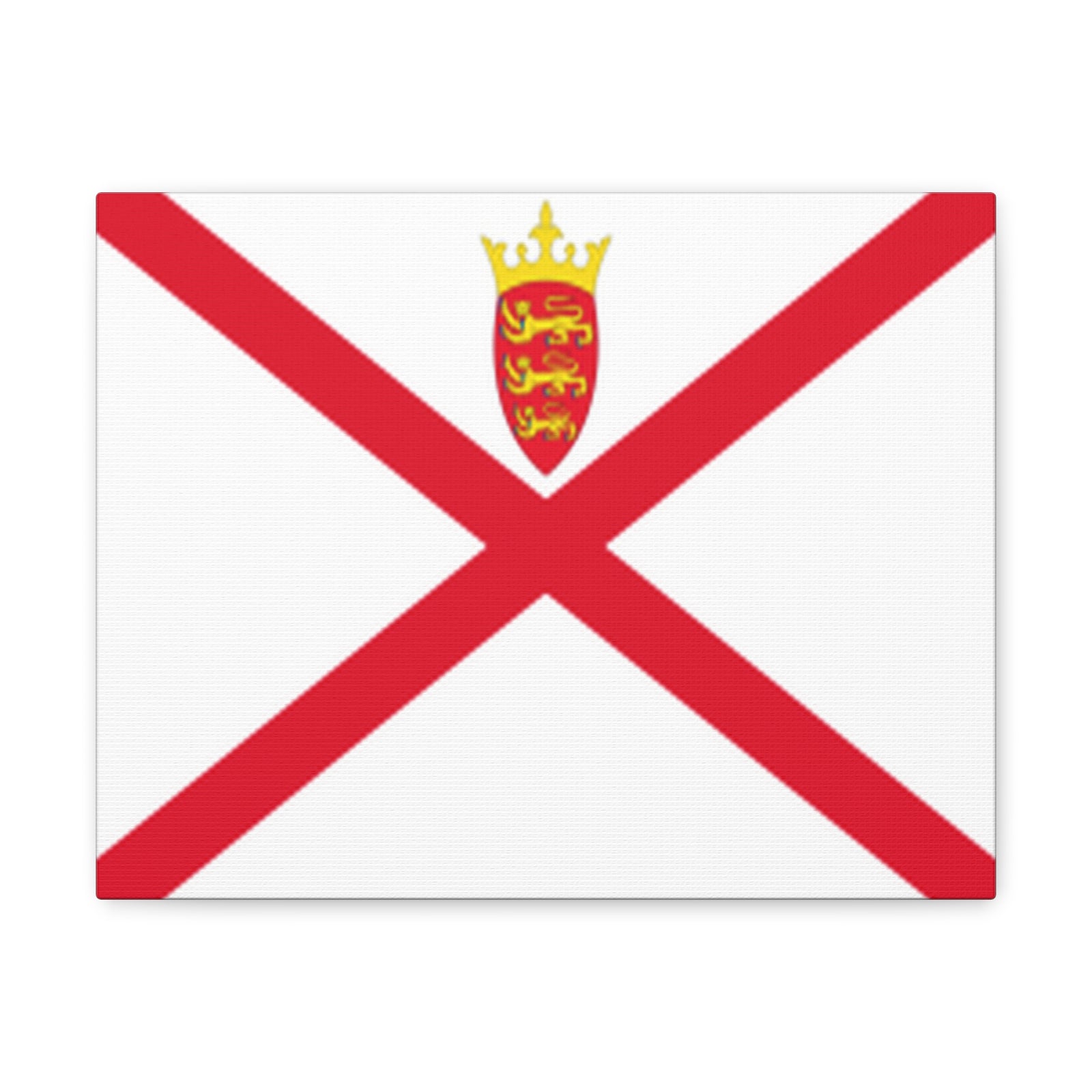Jersey Country Flag Canvas Vibrant Wall Art Unframed Home Decor-Express Your Love Gifts