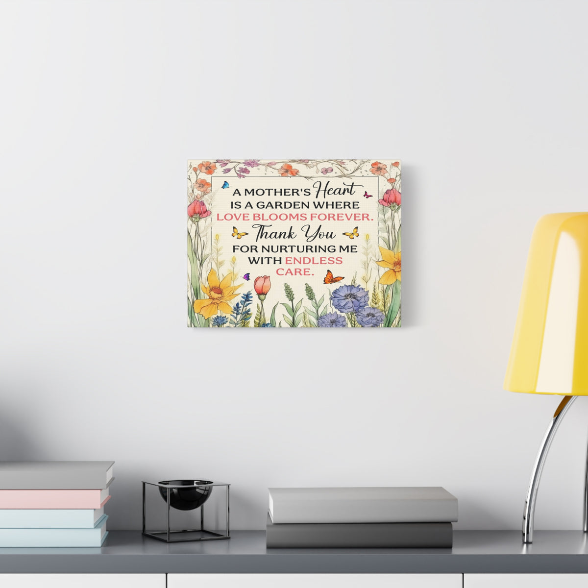 To Mom – My Nurturing Garden Canvas Wall Art-Express Your Love Gifts