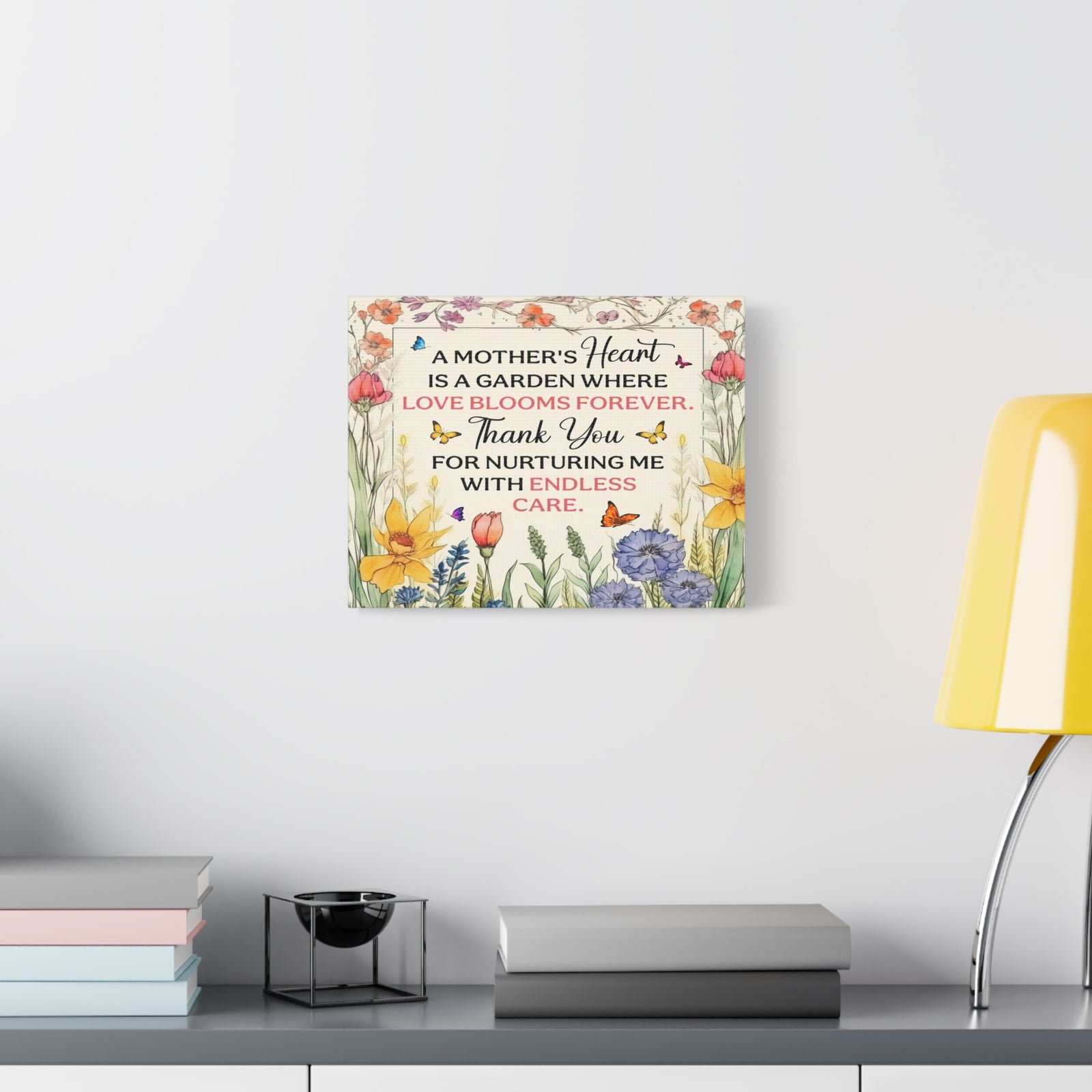 To Mom – My Nurturing Garden Canvas Wall Art-Express Your Love Gifts