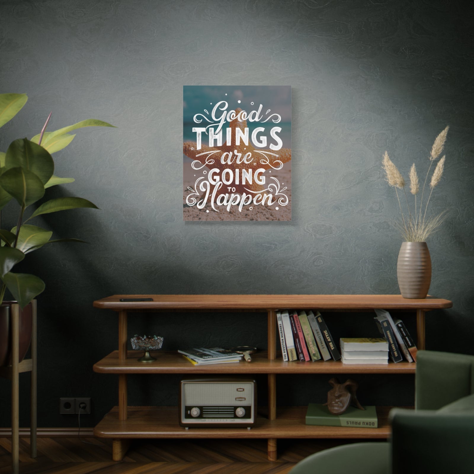 Inspirational Quote Canvas Good Things Wall Art Motivational Motto Inspiring Prints Artwork Decor Ready to Hang-Express Your Love Gifts